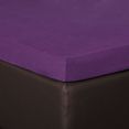 bettwarenshop hoeslaken topmatras hoeslaken elastisch met goede pasvorm (1 stuk) paars