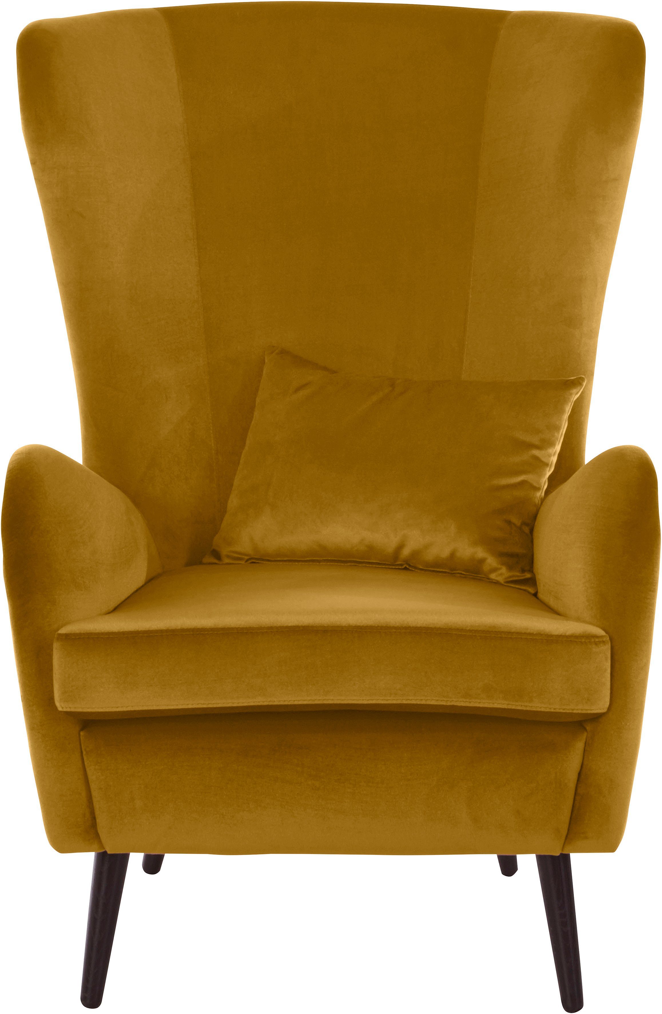 Guido Maria Kretschmer Home&Living Fauteuil Salla ook in imitatiebont en fijn corduroy, veel bekledingsopties, oorfauteuil (set)