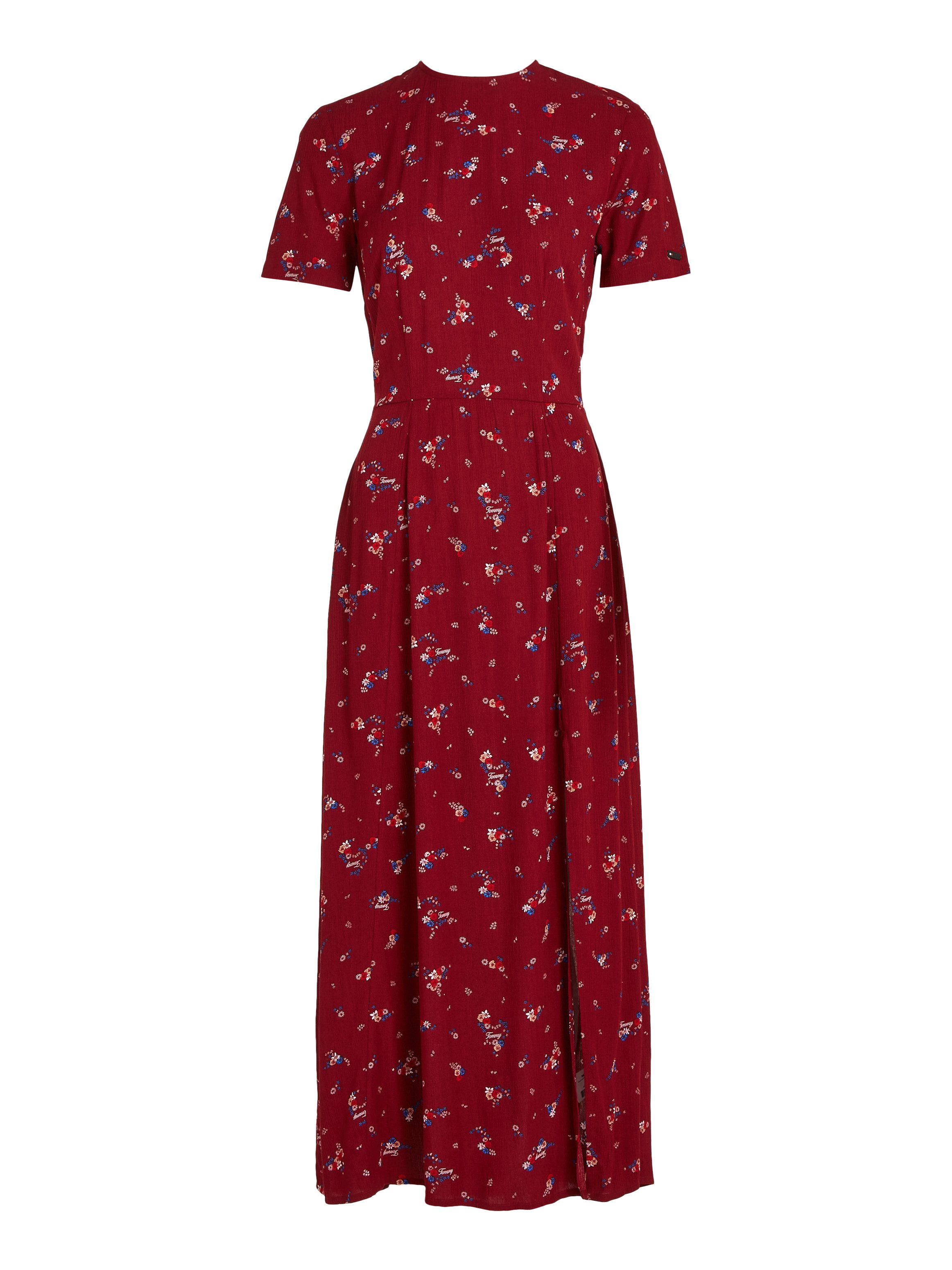 TOMMY JEANS Blousejurk TJW FLORAL MIDI DRESS