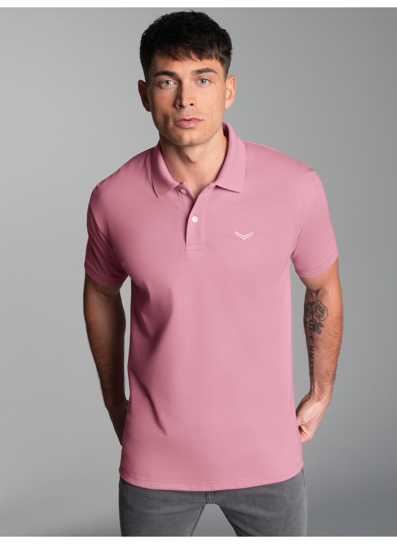 Trigema Poloshirt Trigema Poloshirt (1-delig) heren t-shirts maat S paars