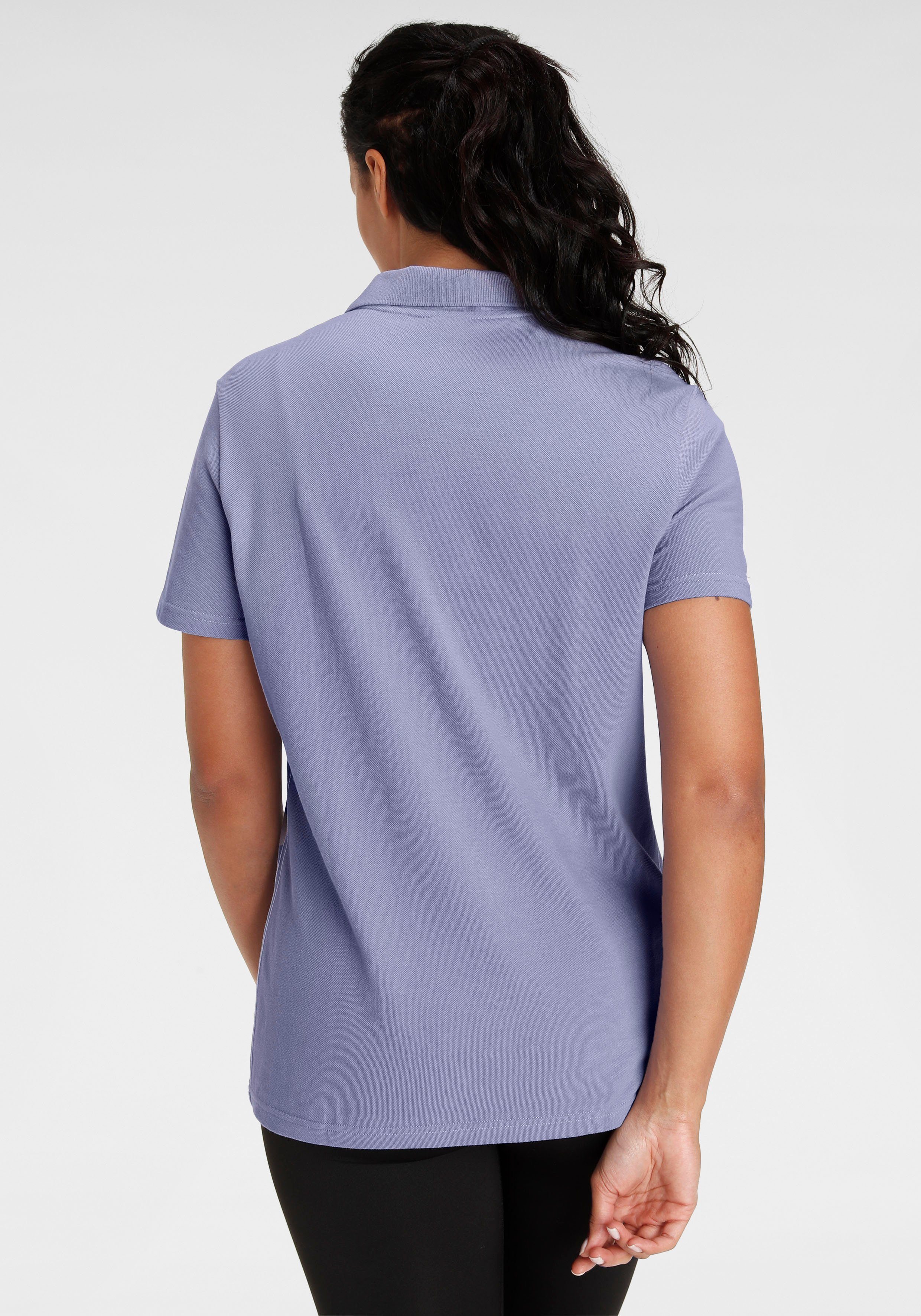 KangaROOS Poloshirt Korte mouwen, effen, polokraag, van katoen