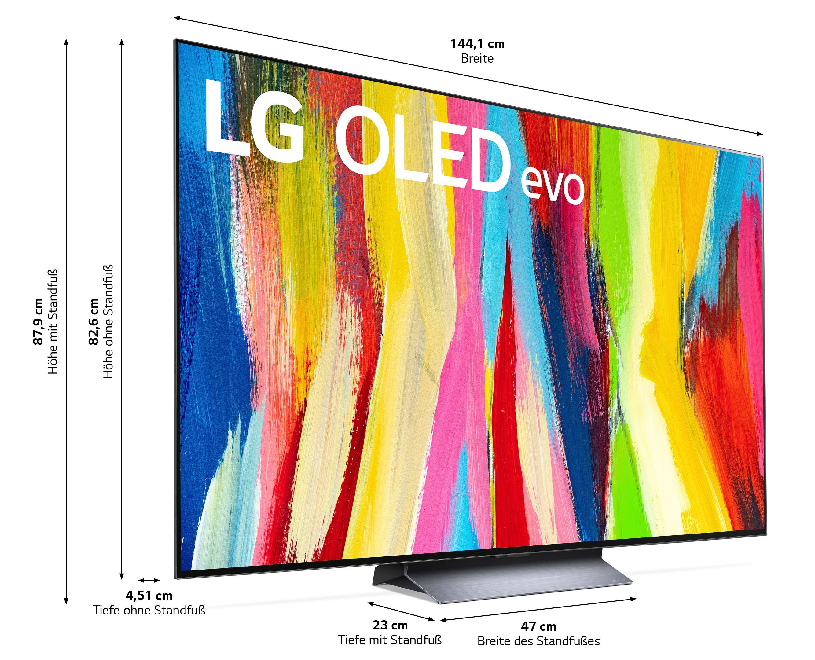 LG OLED-TV OLED65C27LA, 164 cm / 65", 4K Ultra HD, Smart TV, OLED evo, tot 120 Hz, α9 Gen5 4K AI-Processor, Dolby Vision & Atmos