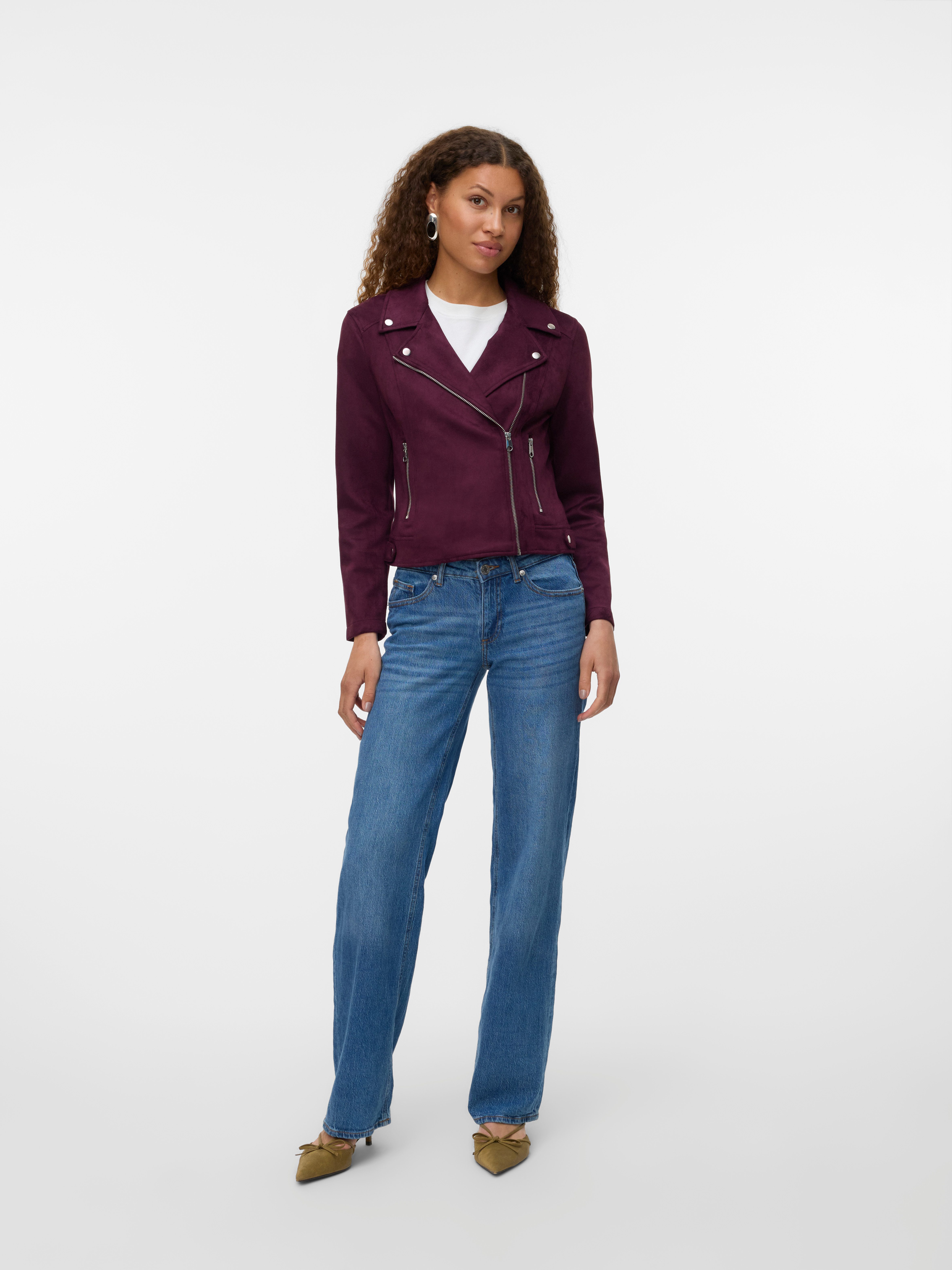 Vero Moda Imitatieleren jack VMJOSE SHORT FAUX SUEDE JACKET GA NOOS