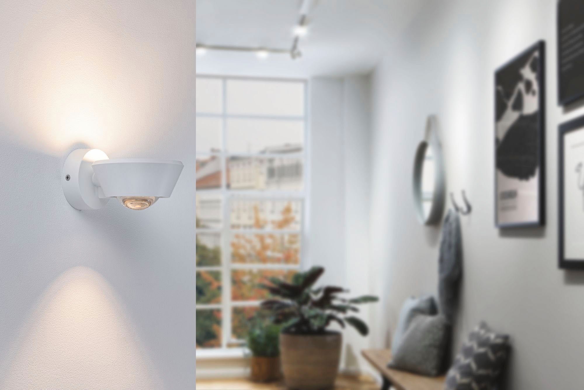 Paulmann Led-wandlamp Sabik Sabik IP44 9 / 1x4W, LED-module (1 stuk)