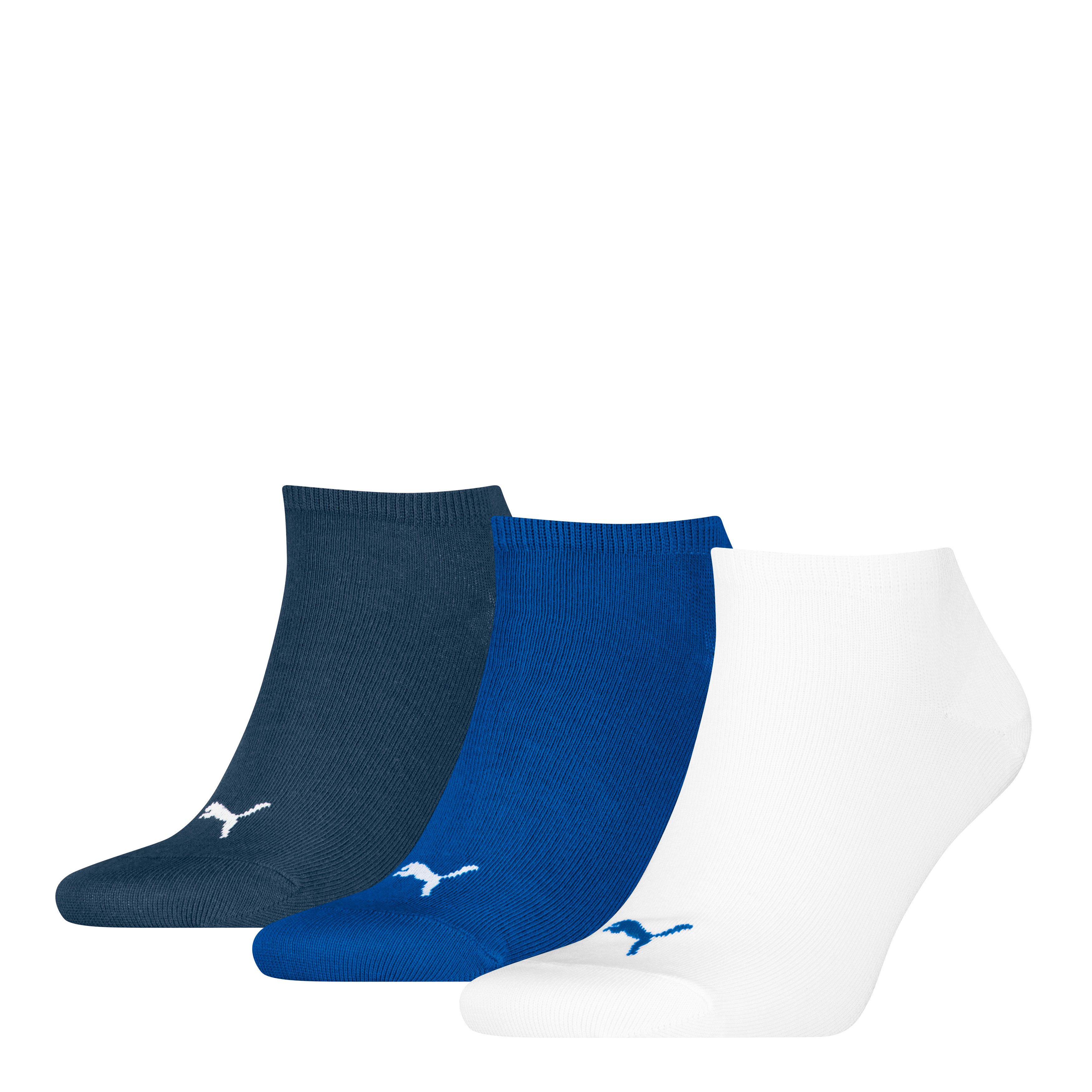PUMA Sneakersokken PUMA UNISEX SNEAKER PLAIN 3P (3 paar, 3 paar) heren sokken maat 35-38 blauw