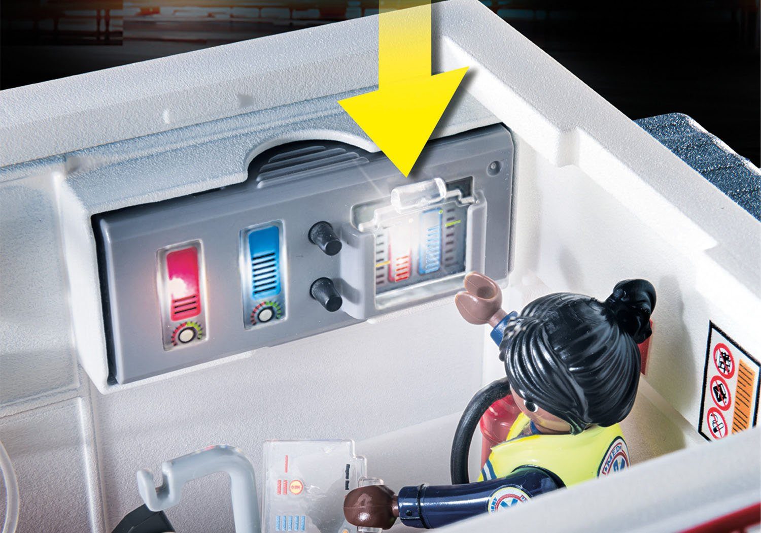 Playmobil® Constructie-speelset Redningsvoertuig: US Ambulance (70936), My Action Heroes (93-delig)