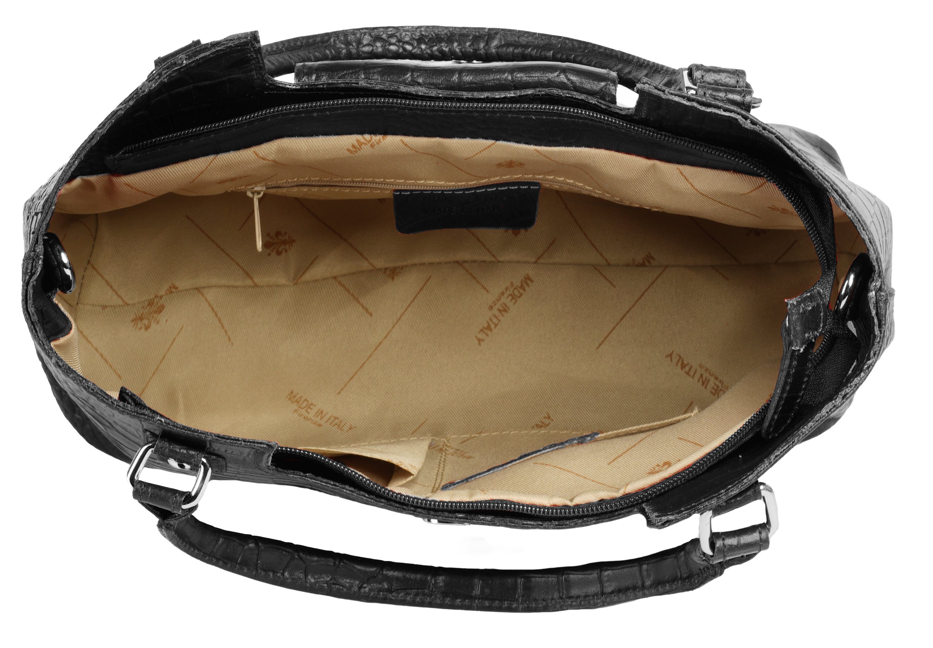 Cluty Tas echt leer, made in italy
