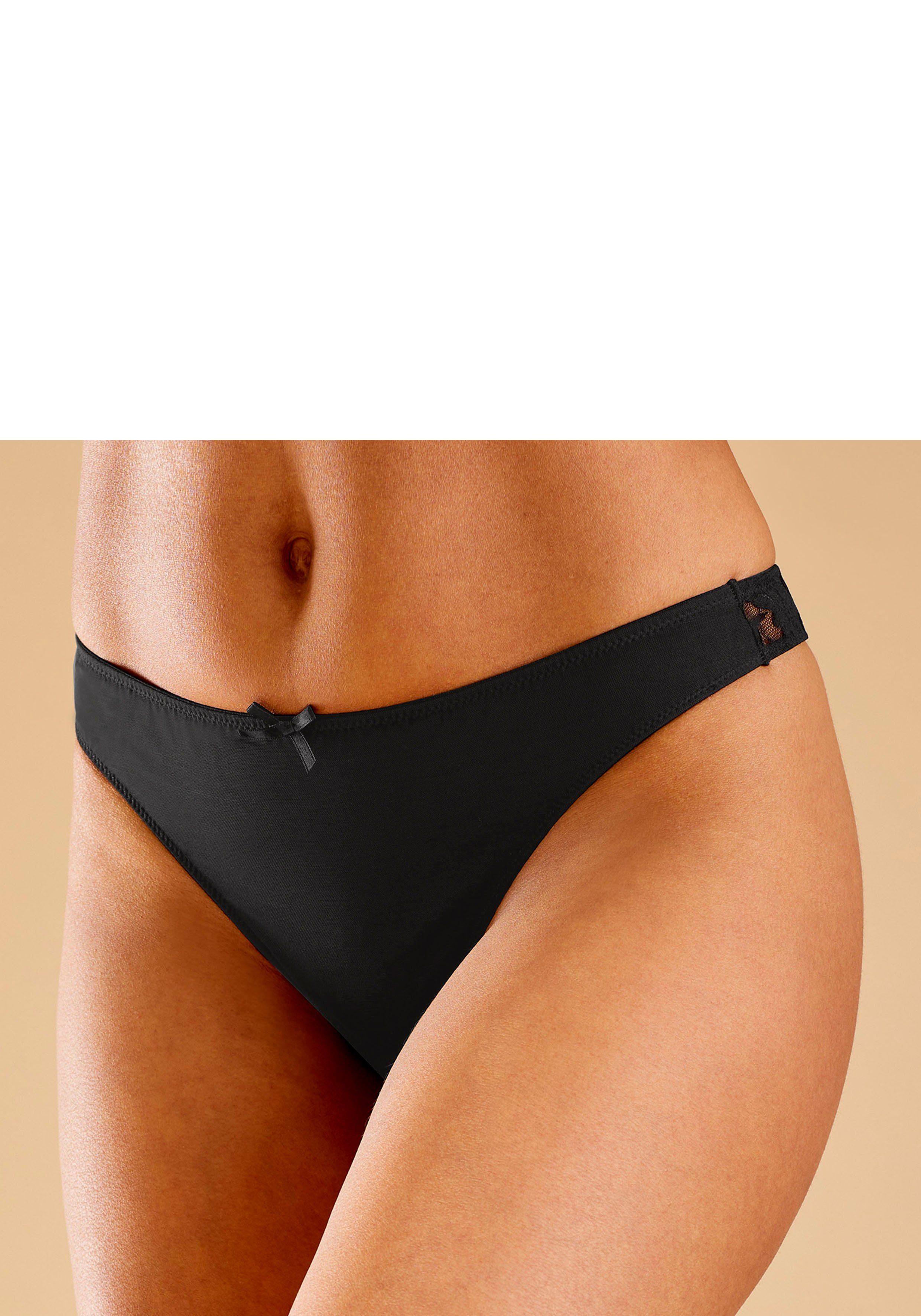 Petite fleur String met kant achter (3 stuks)