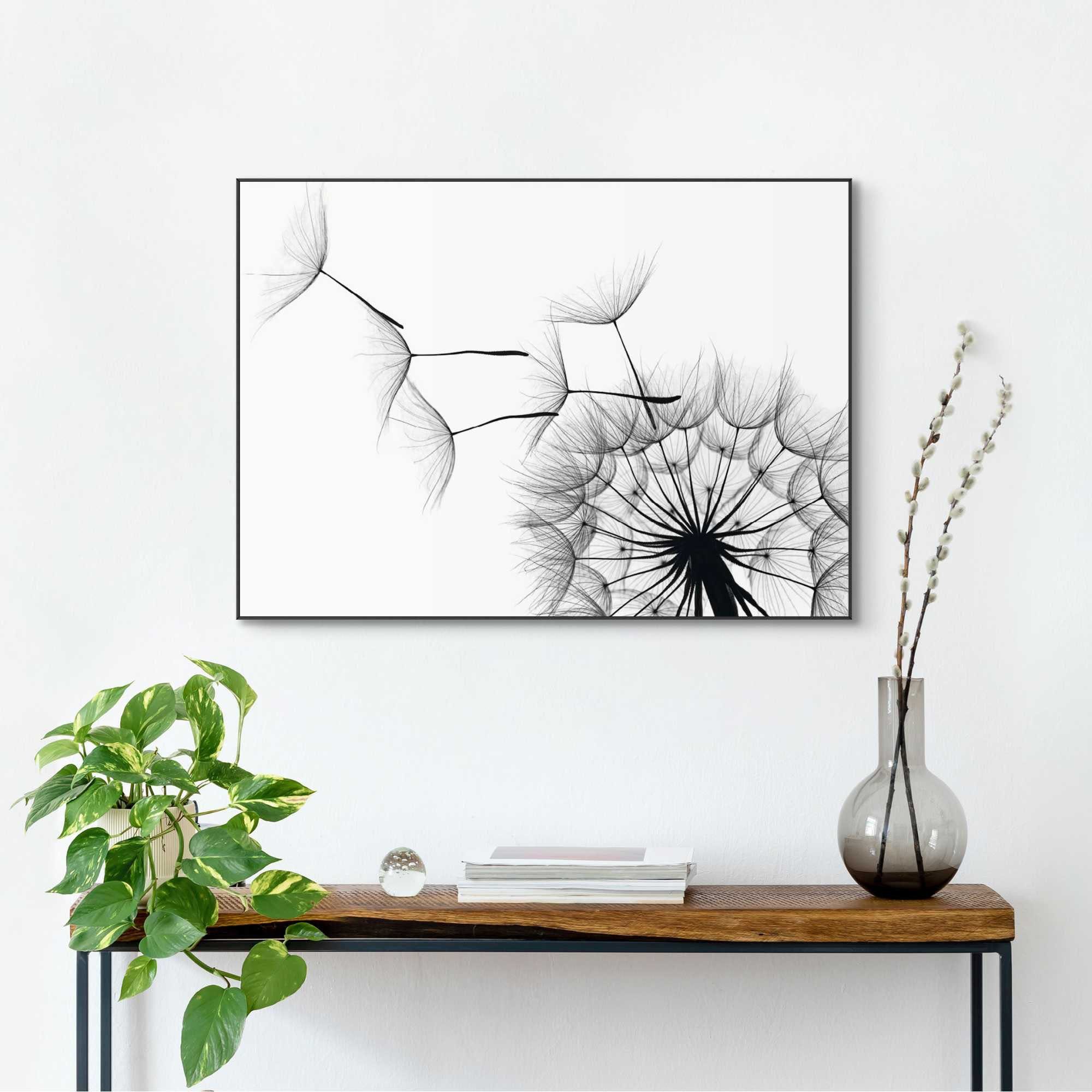 Reinders! Artprint Slim Frame Black 50x70 Dandelion