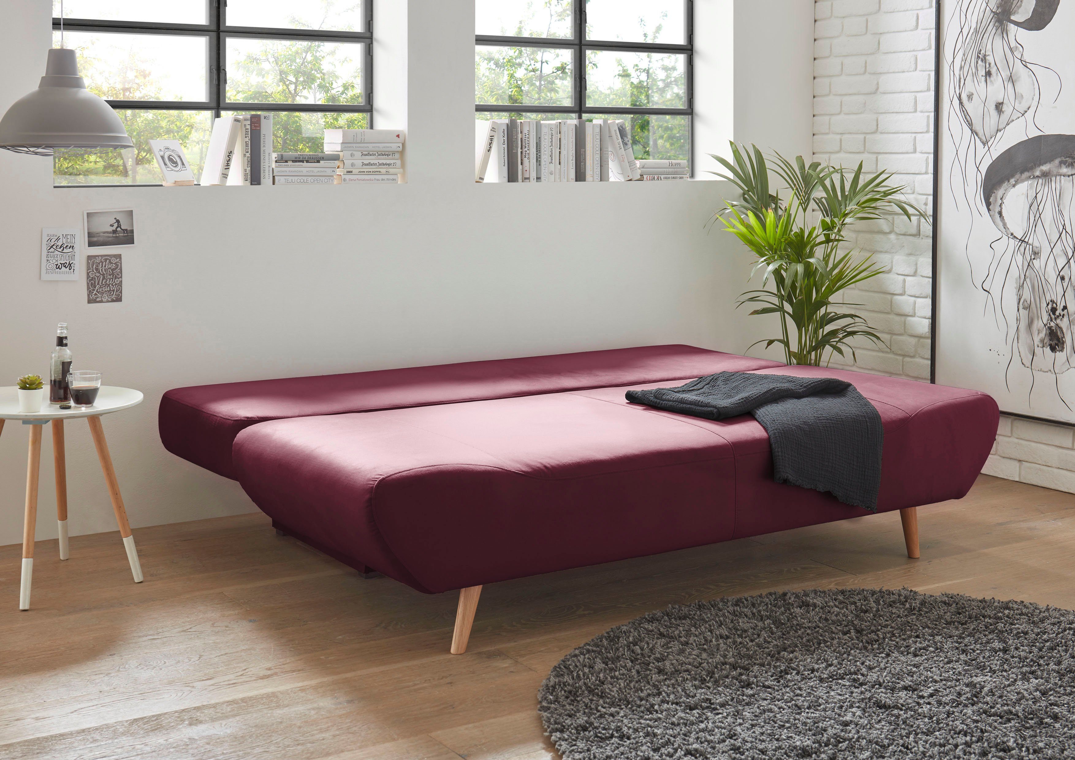 andas Slaapbank Segmon simpel in een comfortabel te bed veranderen, inclusief bedkist