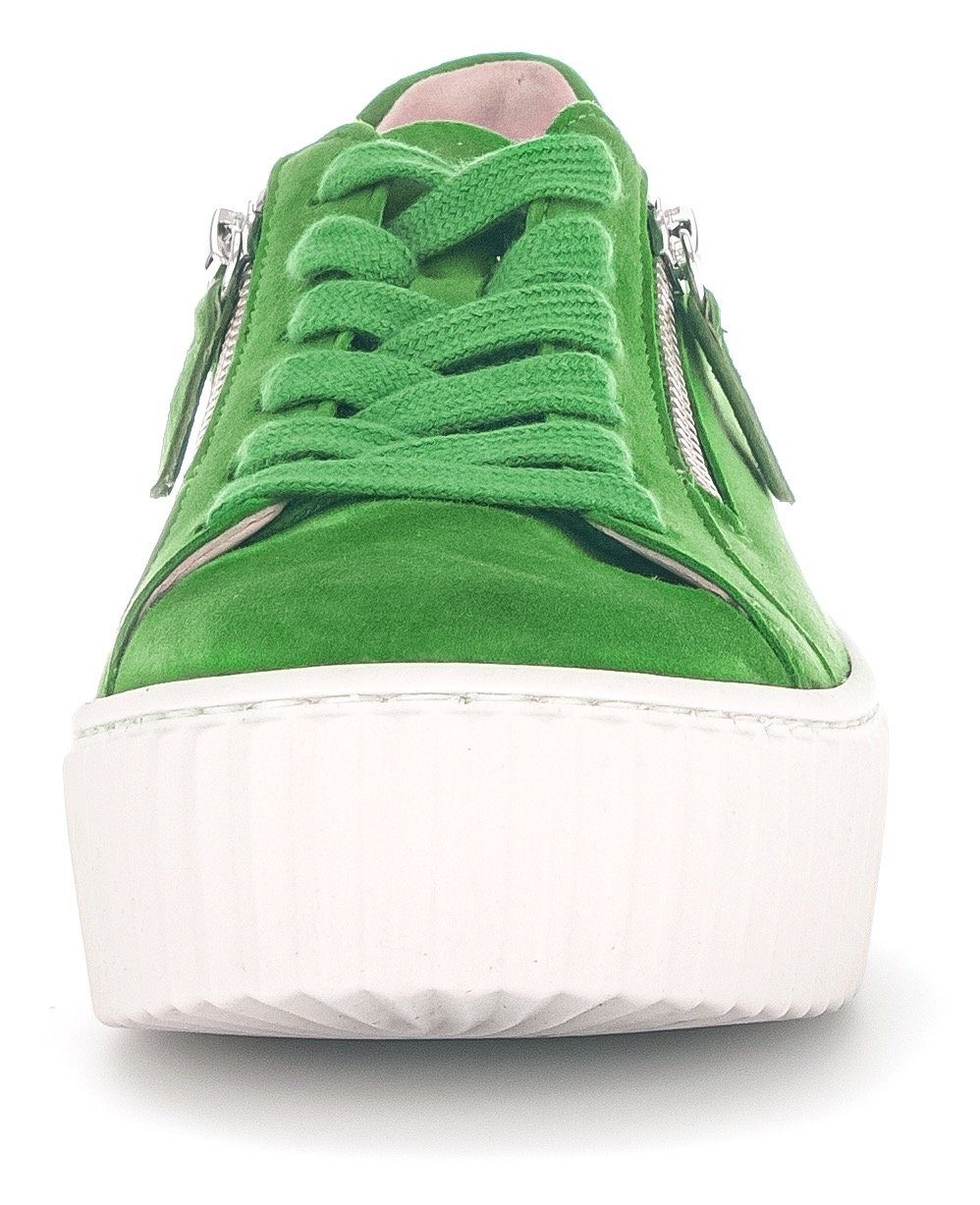 Gabor Plateausneakers met best fitting-uitrusting, vrijetijdsschoen, lage schoen, veterschoen