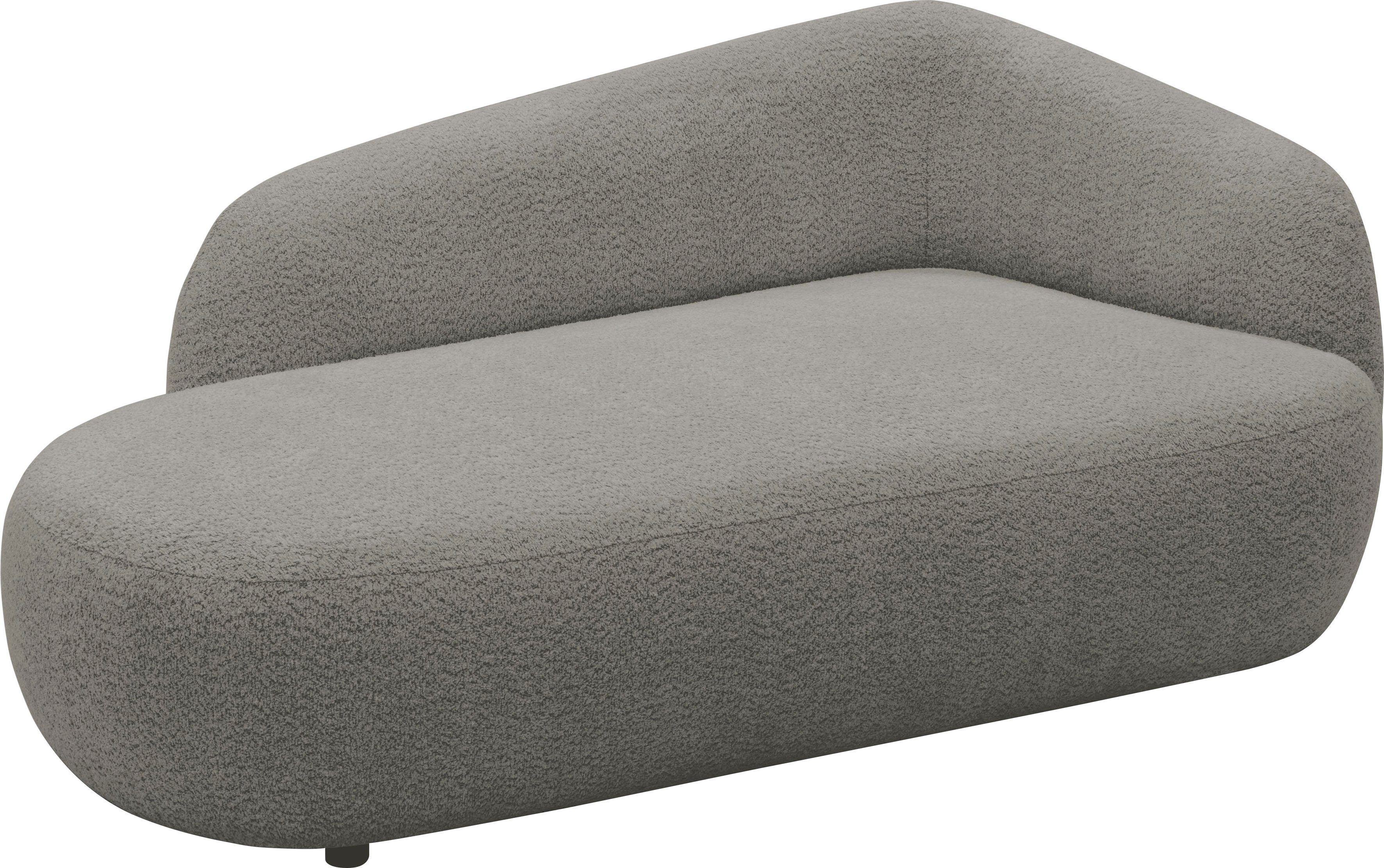 andas Récamier Björnar incl. reversible-sierkussen: bloemmotief, resp. uni, Binnenvering, armleuning links of rechts naar keuze, B/D/H: 183x105x75 cm