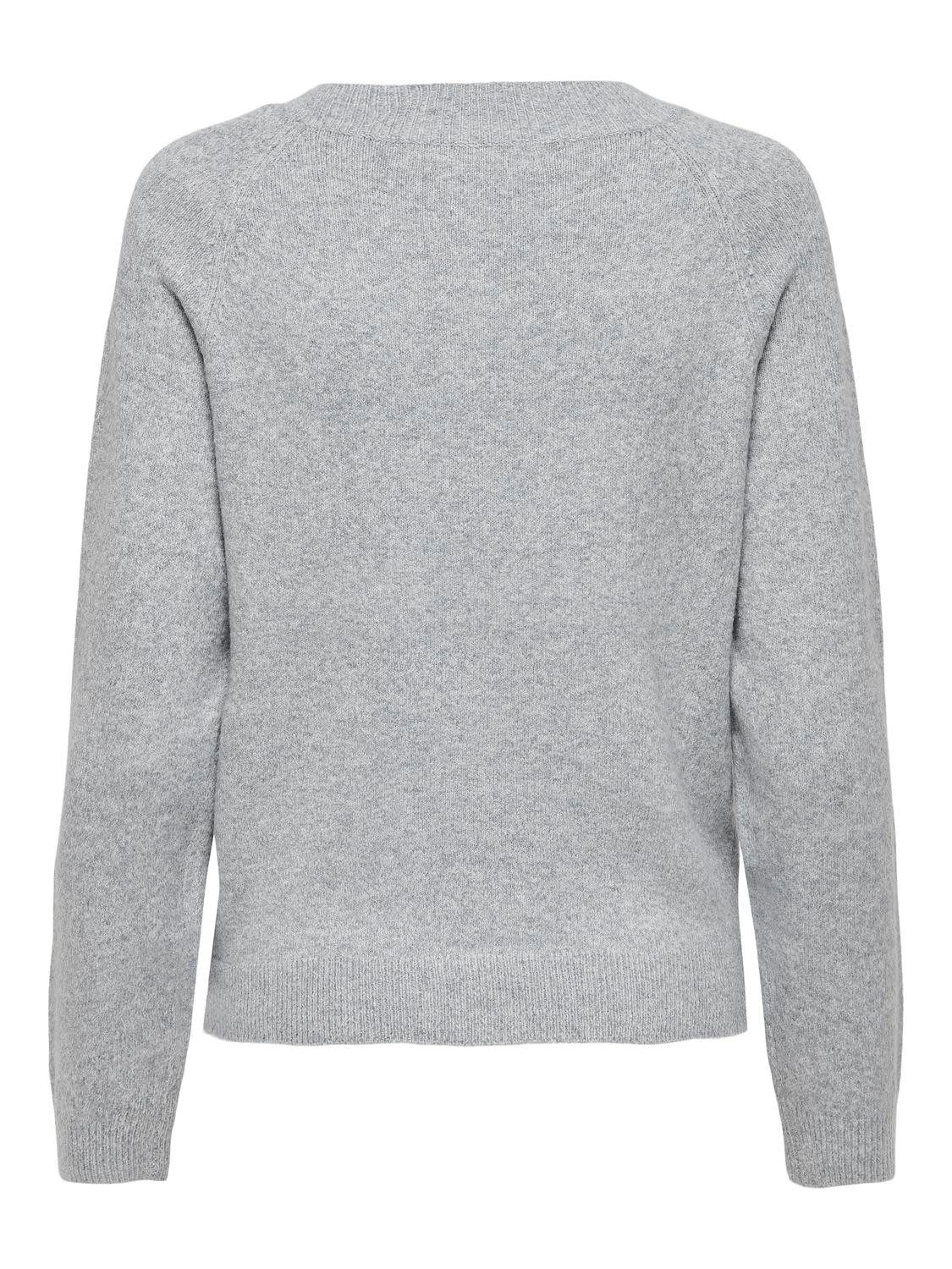 Only Trui met ronde hals ONLRICA LIFE L S PULLOVER KNT NOOS