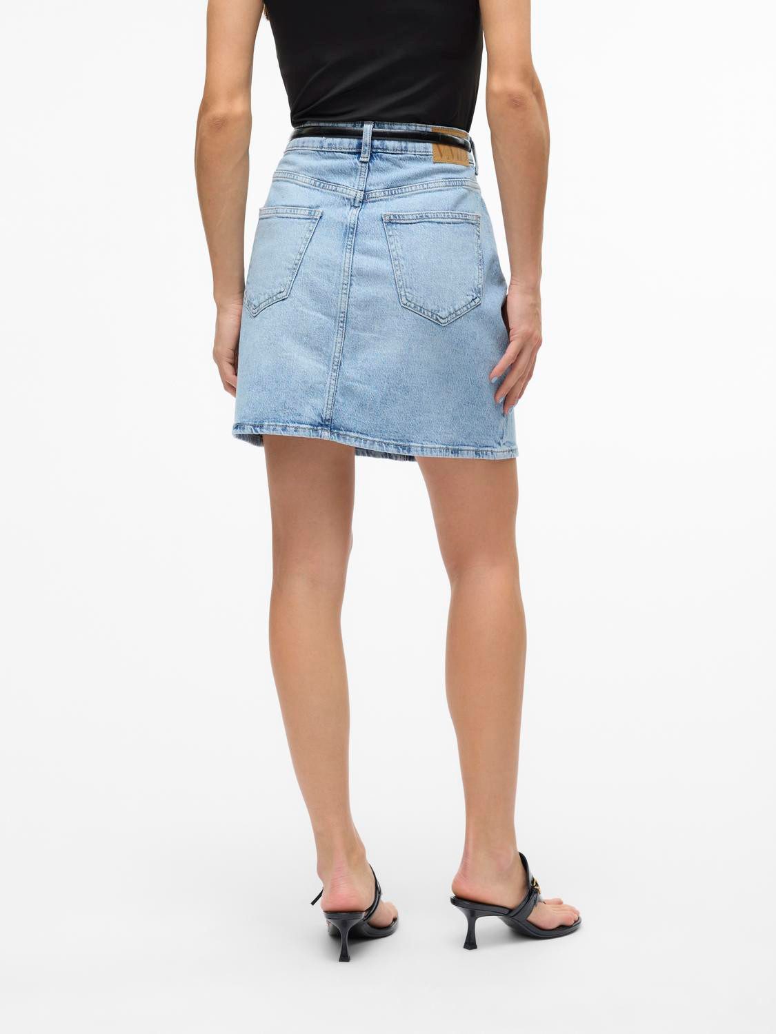Vero Moda Jeans rok VMTESSA HR SHORT DNM SKIRT MIX GA NOOS