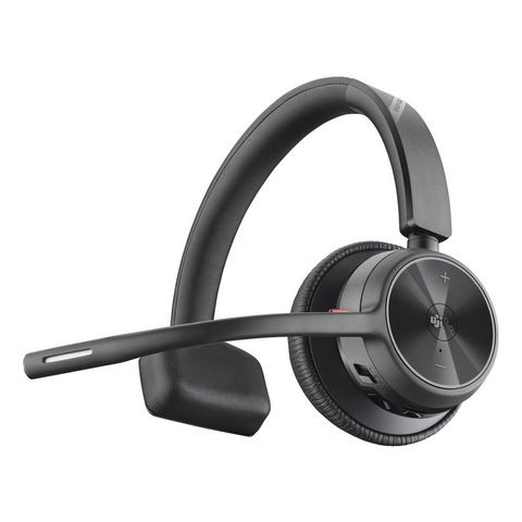 POLY Voyager 4310 On Ear headset Bluetooth, Kabel Mono Zwart Headset, Mono