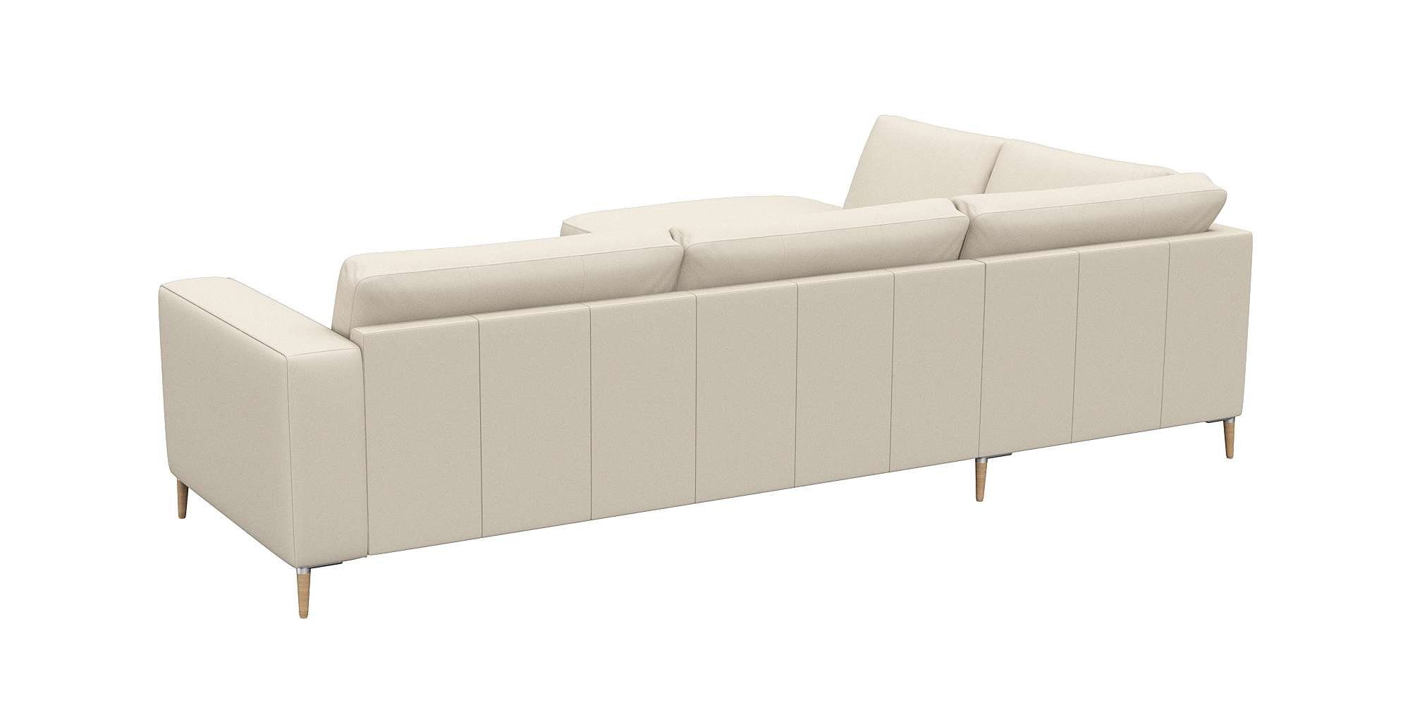 FLEXLUX Hoekbank Fiore, zitconstructie met hoogwaardig koudschuim voor meer zitcomfort