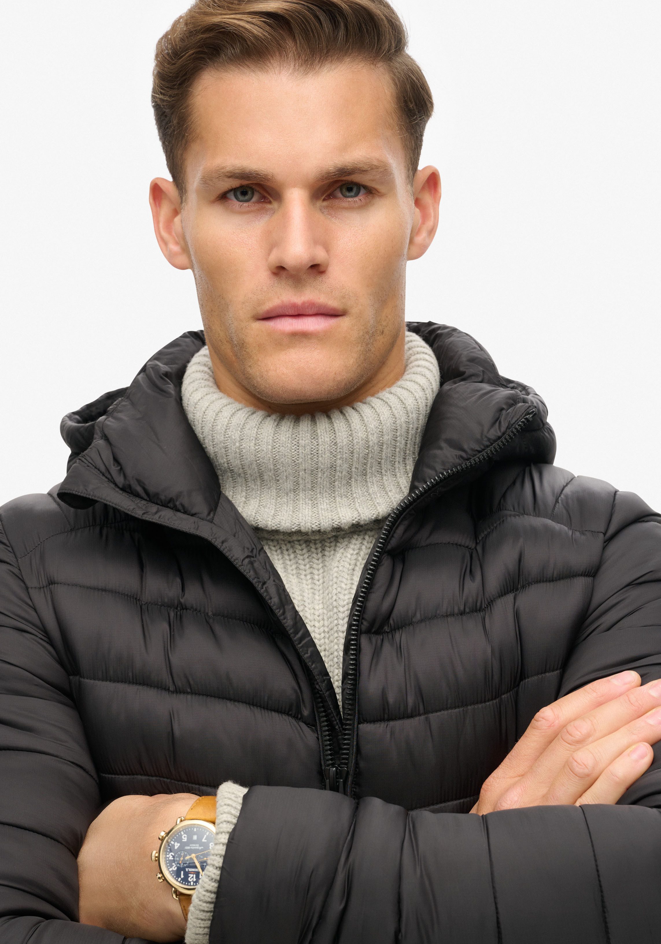 Superdry Gewatteerde jas HOODED FUJI SPORT PADDED JKT