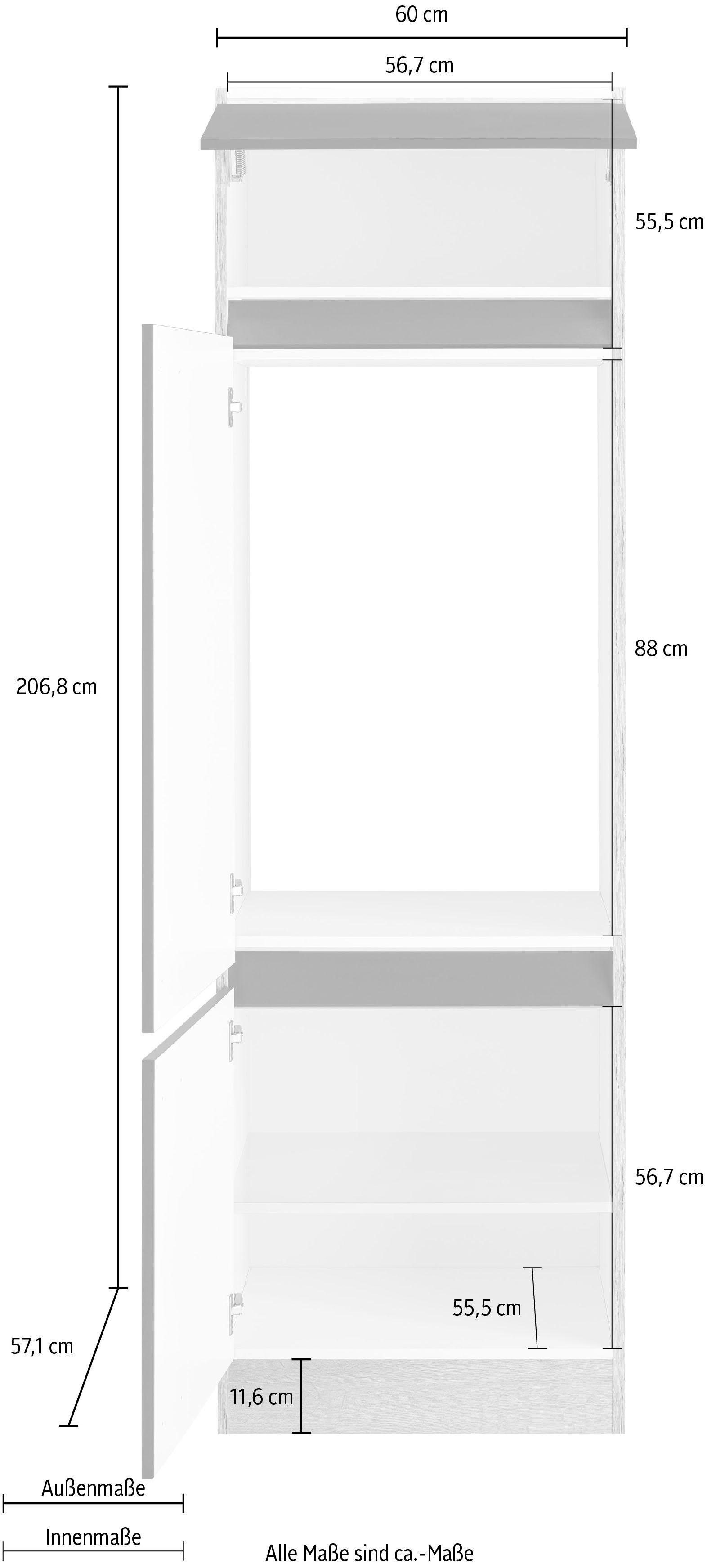 OPTIFIT Koelkastombouw Roth Breedte 60 cm
