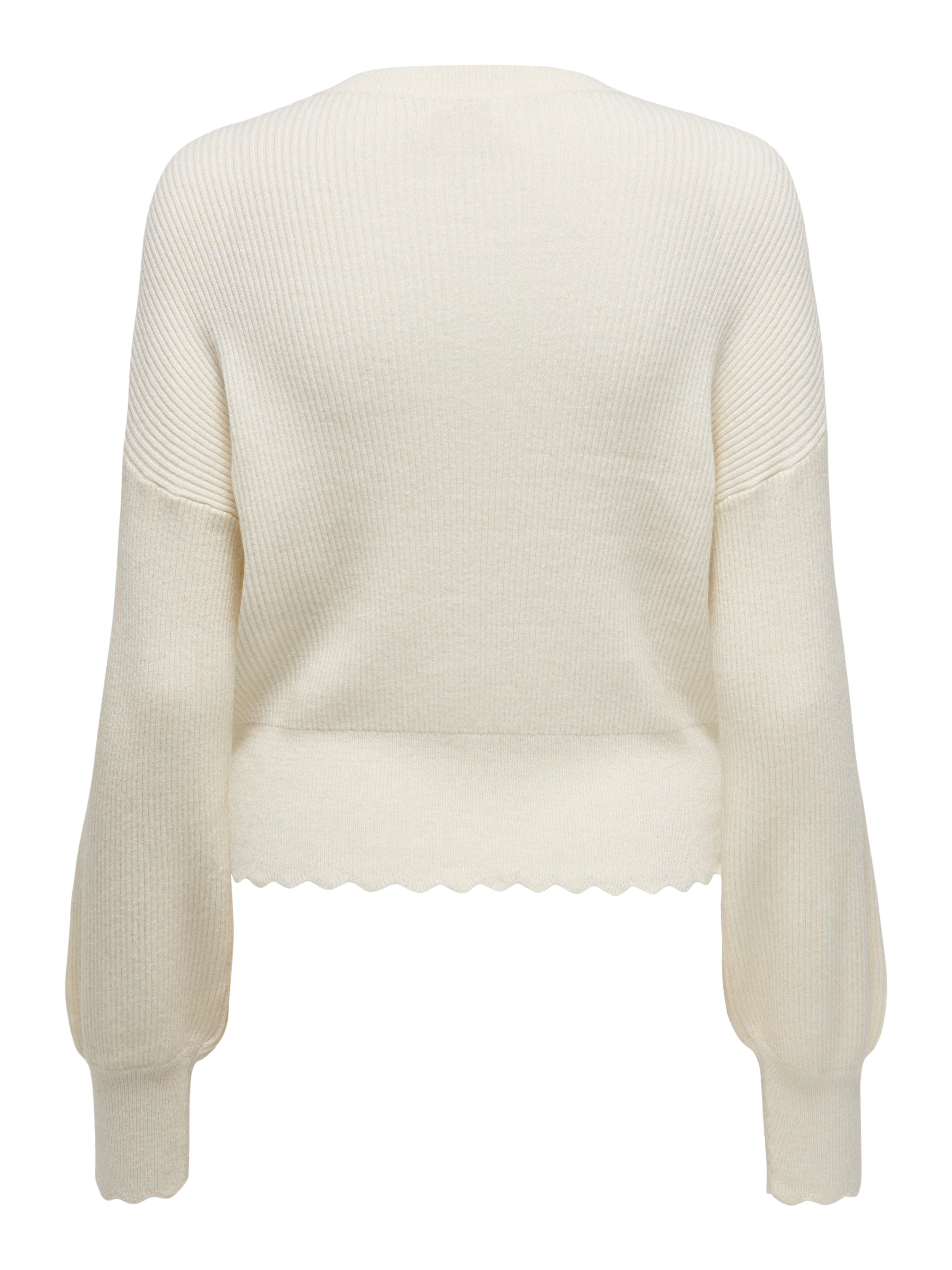 Only Trui met ronde hals ONLIBI LS O-NECK NOOS KNT
