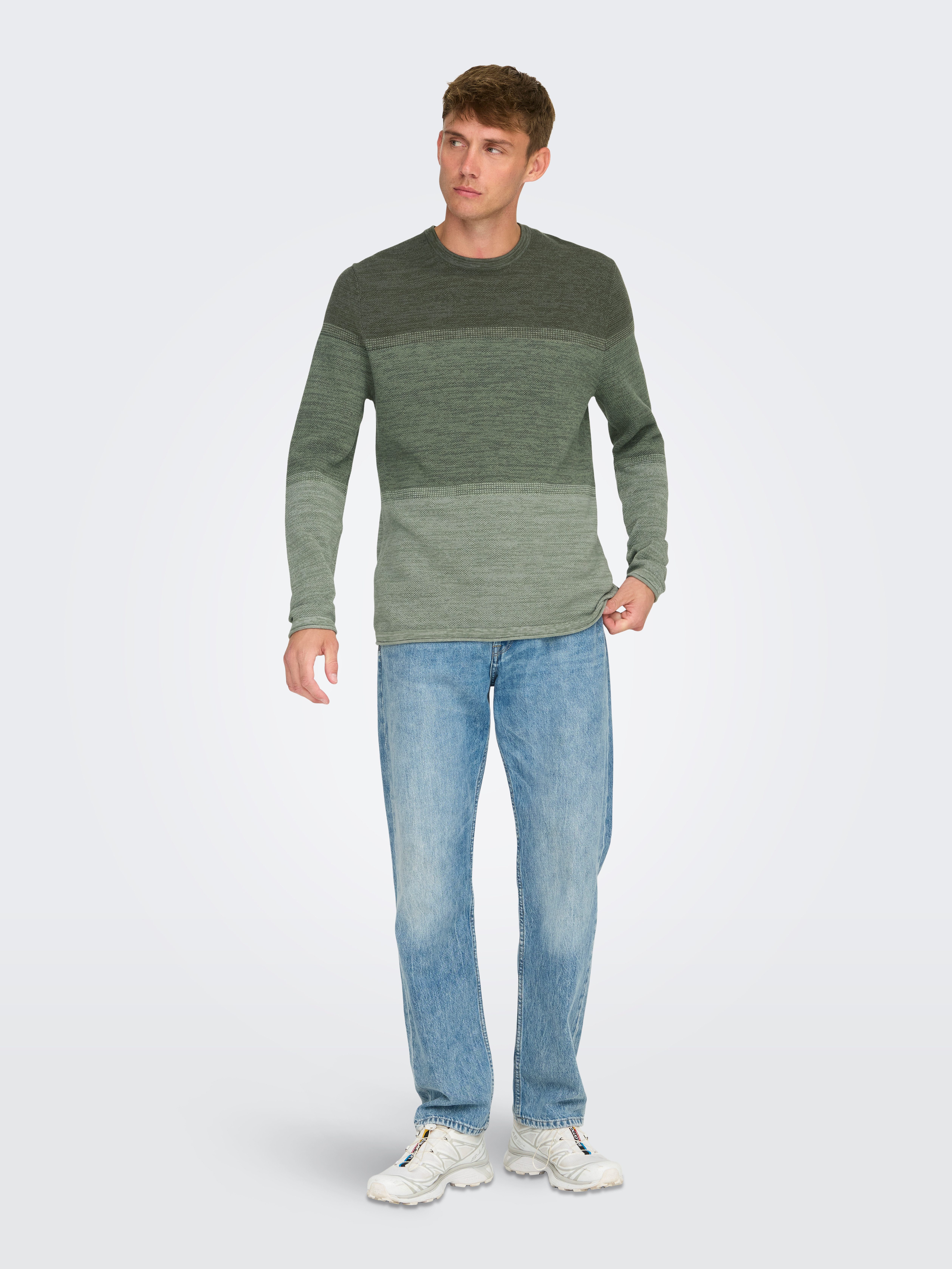 ONLY & SONS Gebreide trui ONSFELIX REG 12 CREW KNIT NOOS