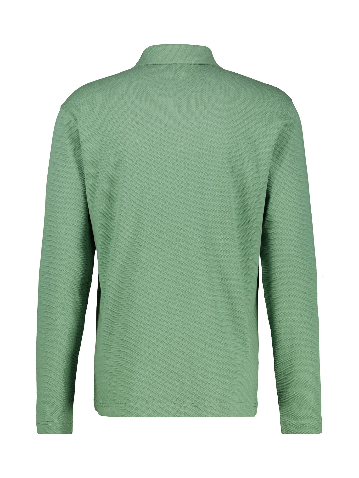 Lerros Shirt met lange mouwen LERROS heren langarmpolo in wafel-piqué