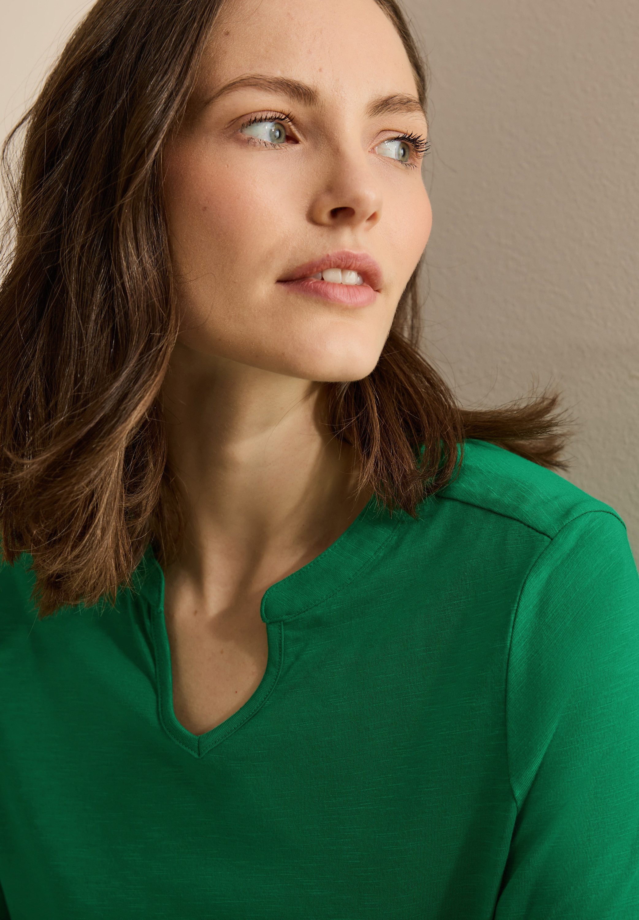 Cecil T-shirt in tuniek-look