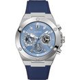 guess multifunctioneel horloge gw0417g1 blauw