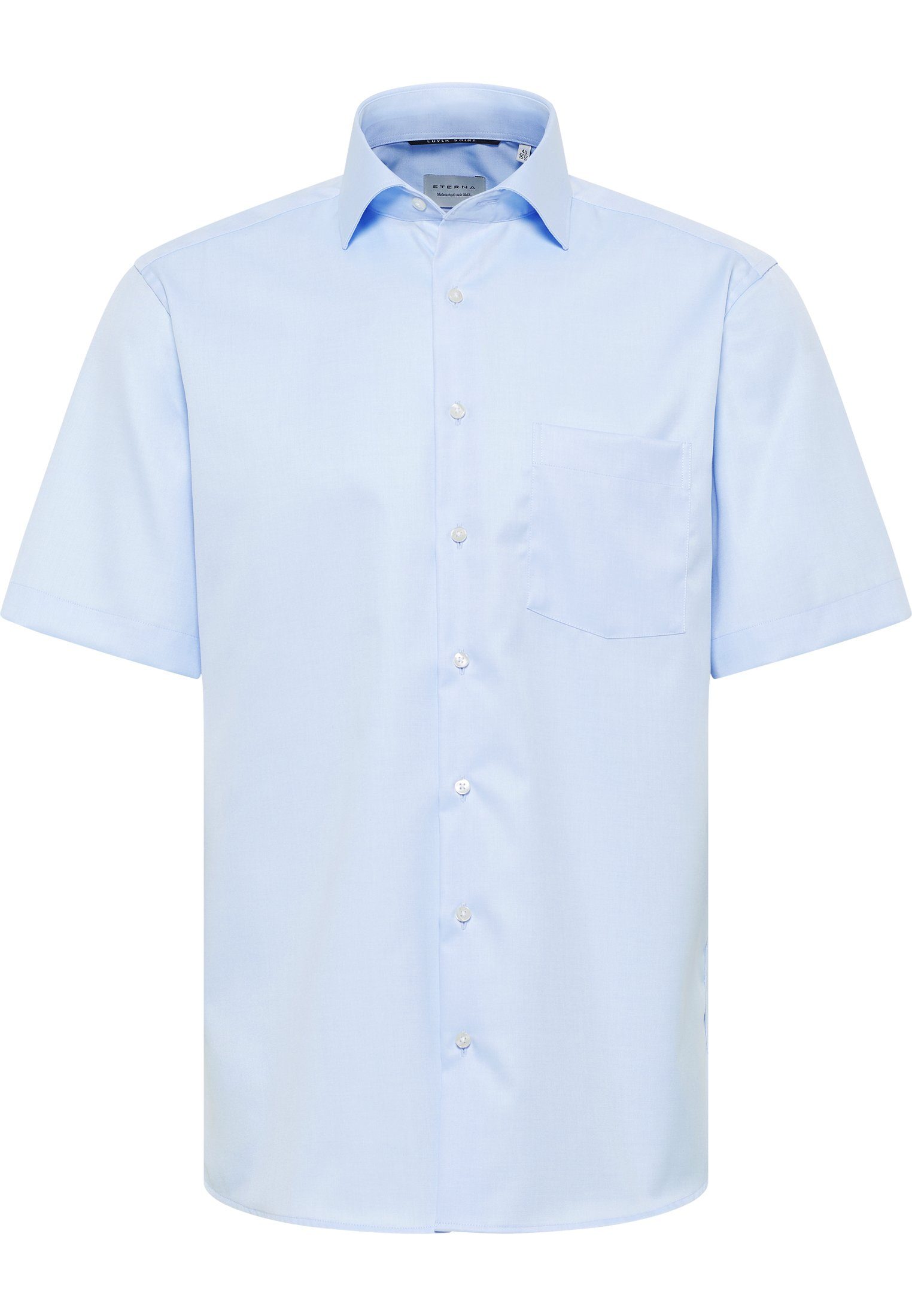 Eterna Overhemd met korte mouwen MODERN FIT NON IRON (strijkvrij)