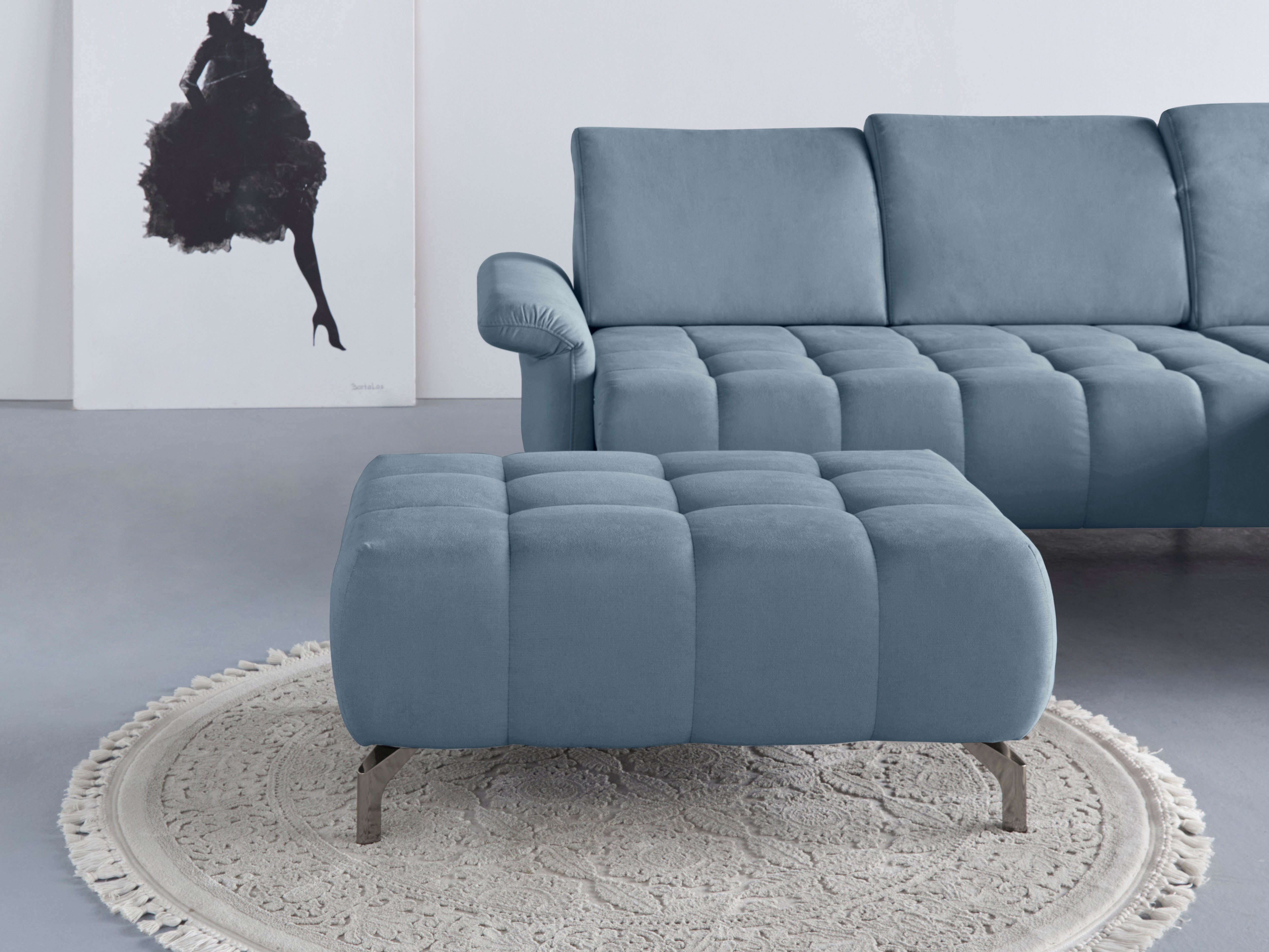 INOSIGN Hocker Fresh passend bij de fresh hoekbank, ook verkrijgbaar met olympia easy clean bekleding hockers maat Olympia Easy clean blauw