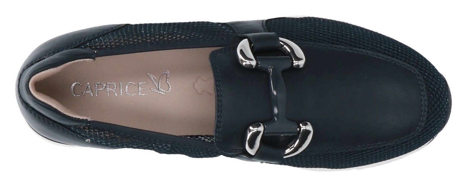 Caprice Instappers , slip-on sneaker, vrijetijdsschoen, instapschoen met decoratieve gesp
