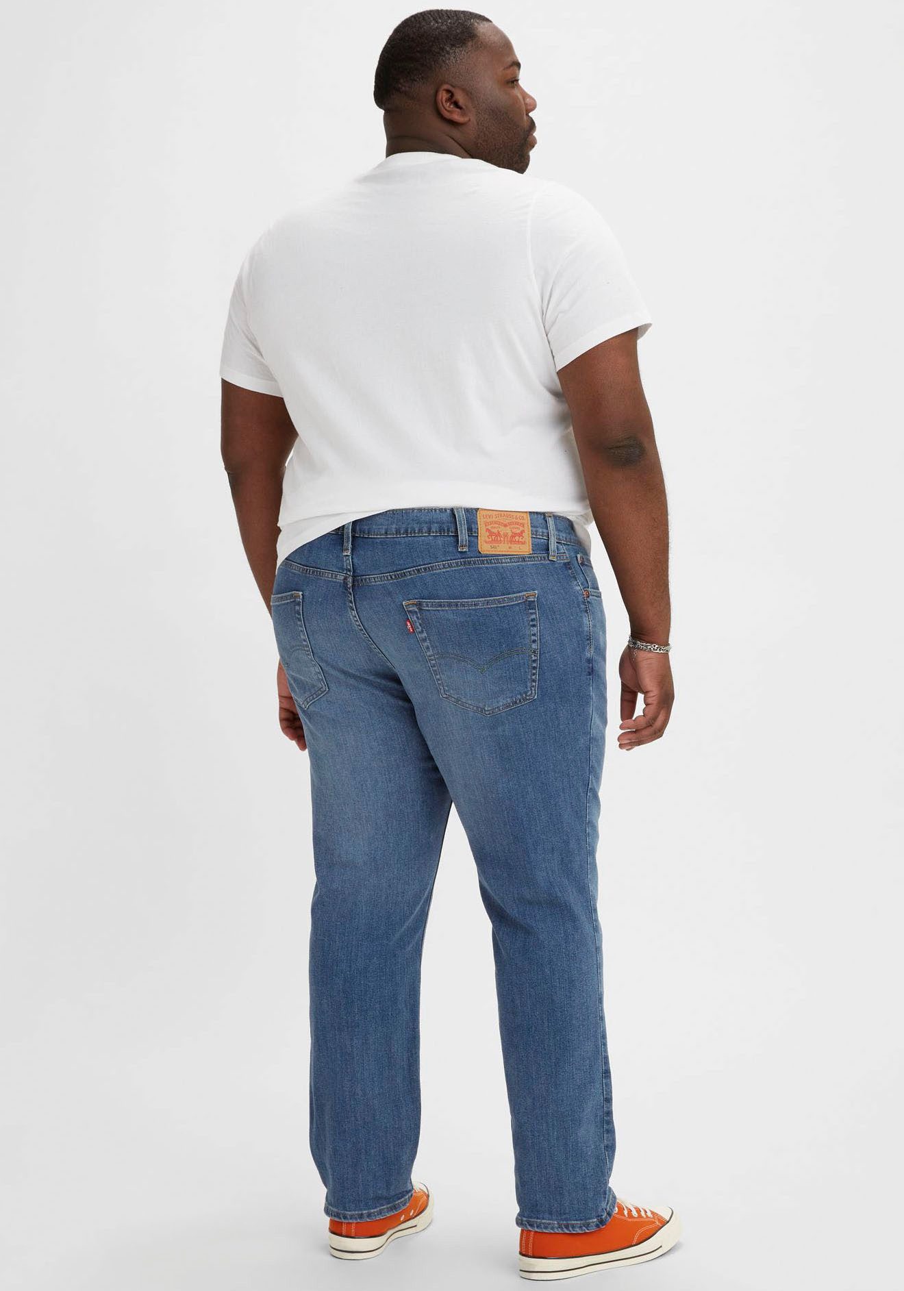 Levi's® Plus Regular fit jeans 541 TAPERED in five-pocketsstijl