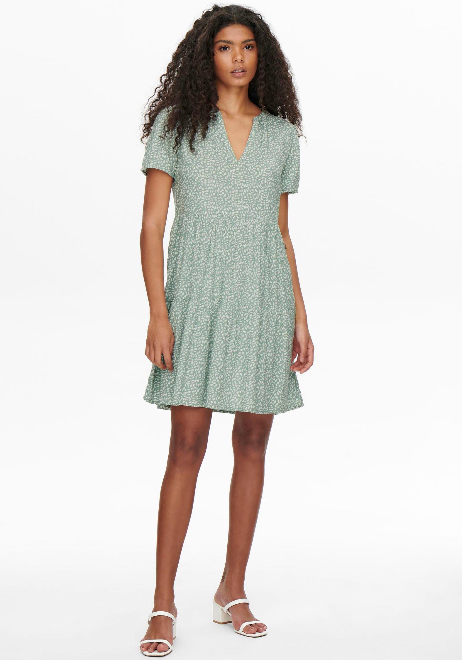 Only Zomerjurk ONLZALLY LIFE S/S THEA DRESS NOOS PTM