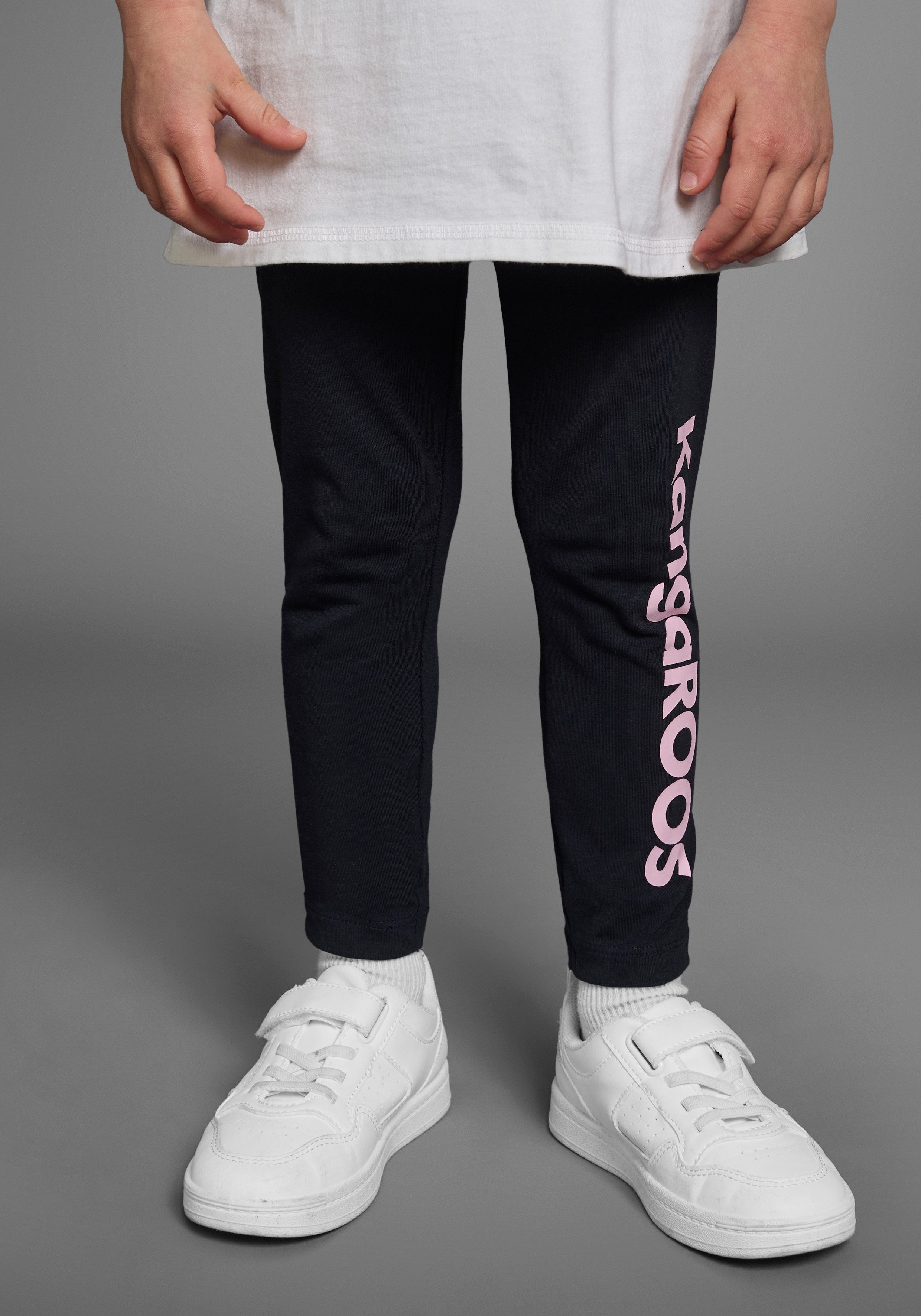 KangaROOS Legging 2-pack leggings met Kangaroos opschrift (set, 2-delig)