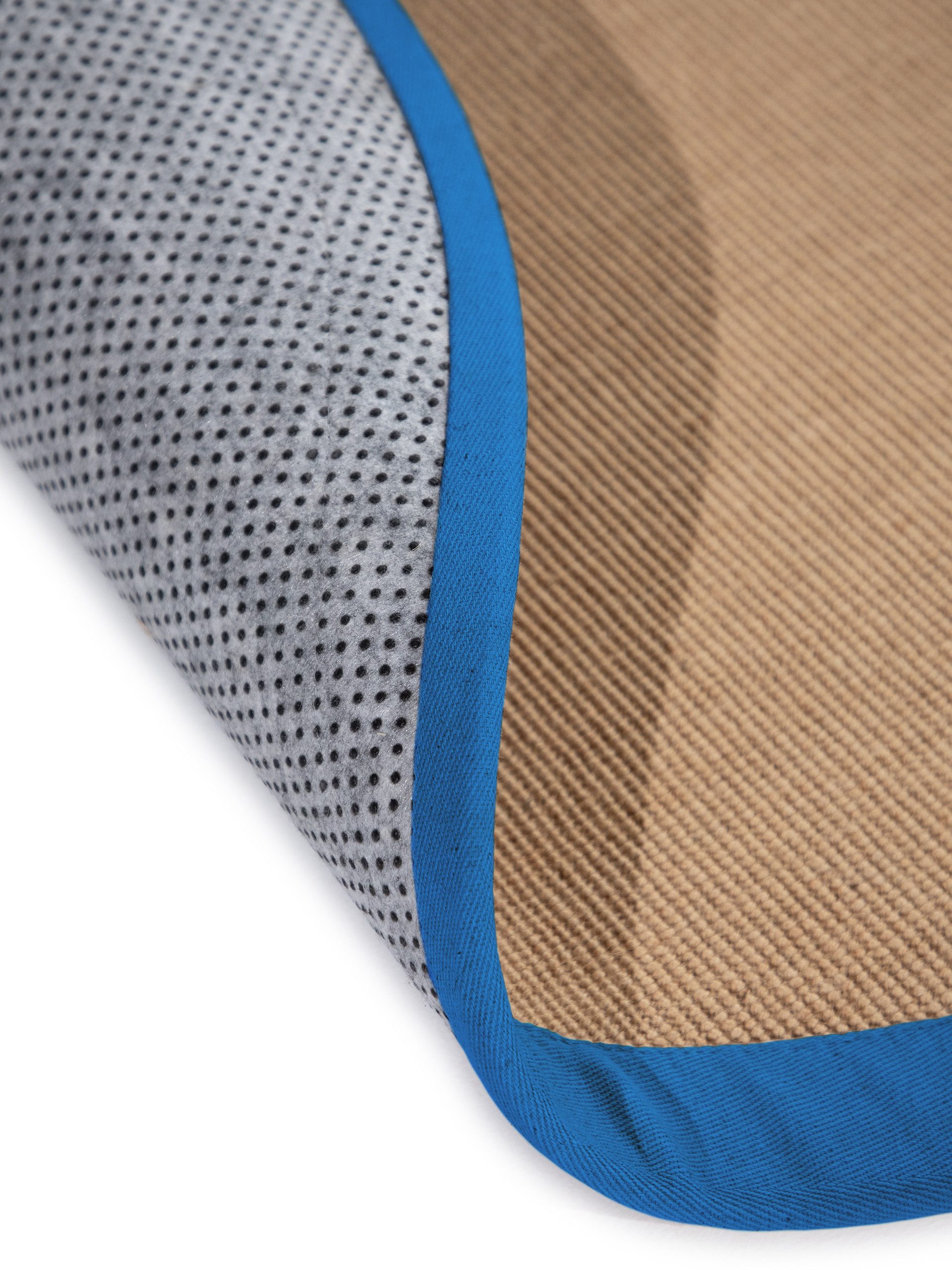 carpetfine Sisalkleed Sisal met gekleurd randdessin, antislip achterzijde