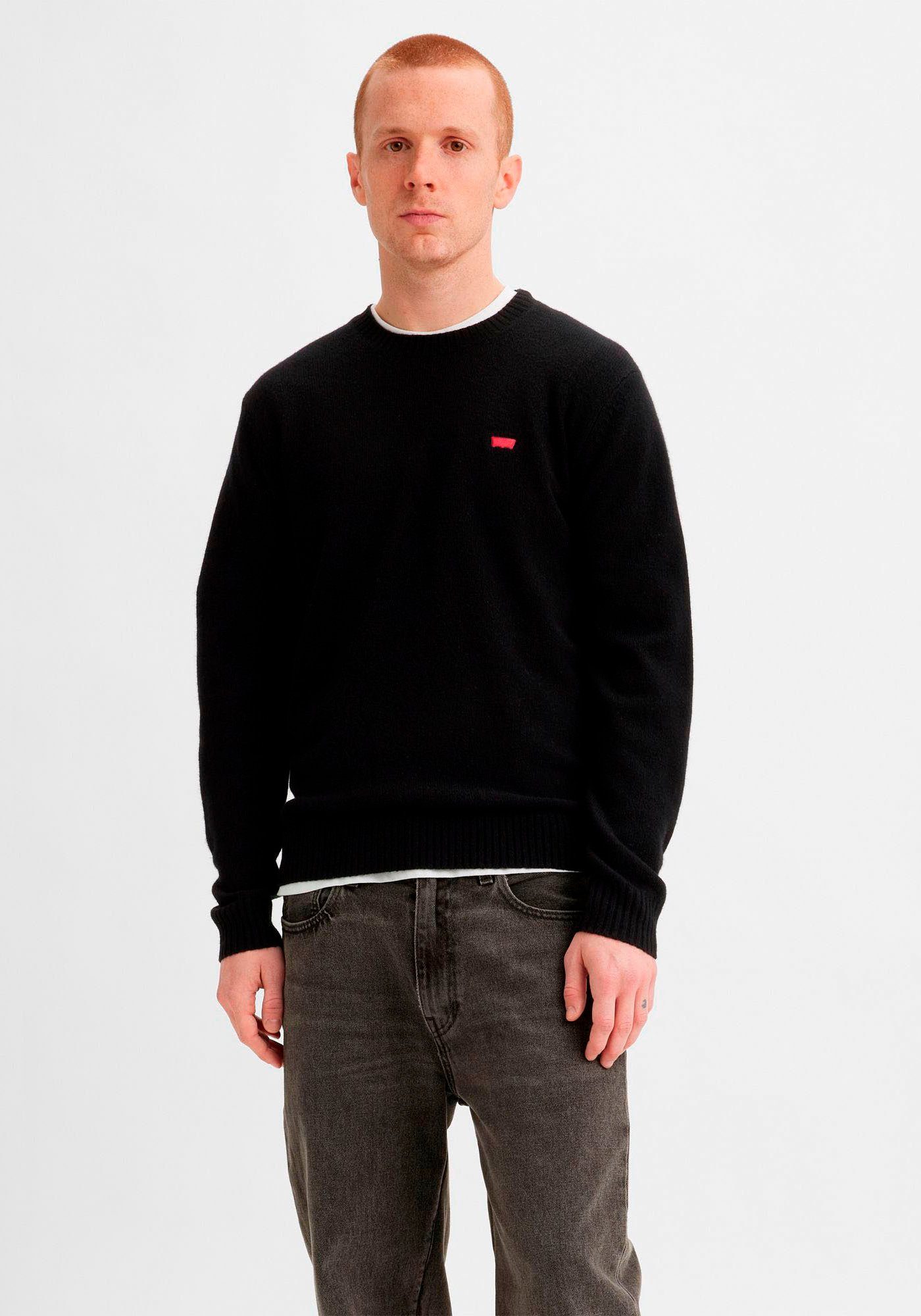 Levi's® Wollen trui ORIGINAL HM SWEATER in klassieke ronde halsvorm