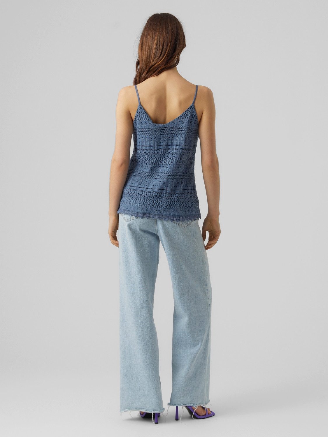 Vero Moda Top met spaghettibandjes VMHONEY LACE SINGLET WVN