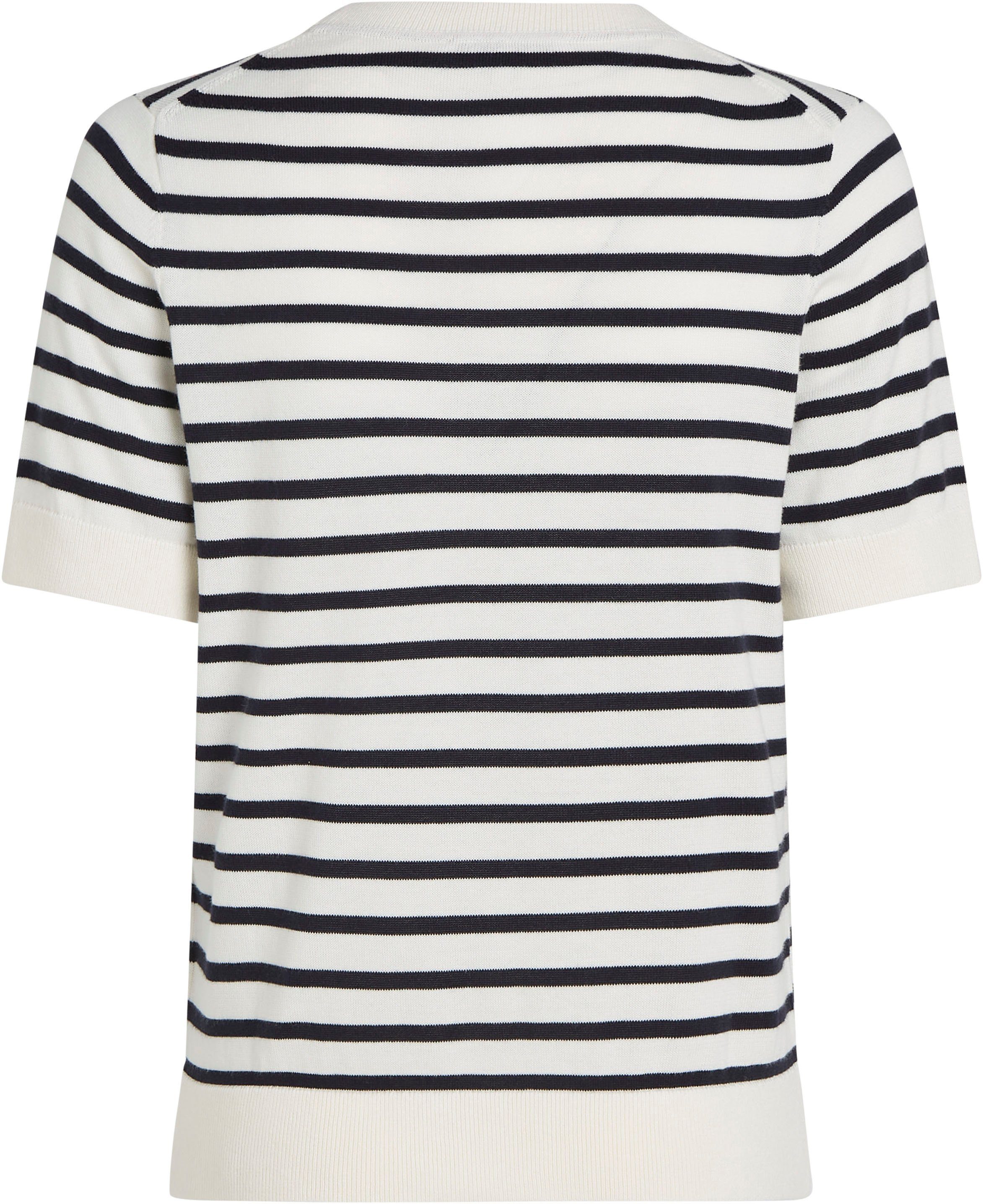 Tommy Hilfiger Trui met korte mouwen CO JERSEY STITCH C-NK SS SWEATER