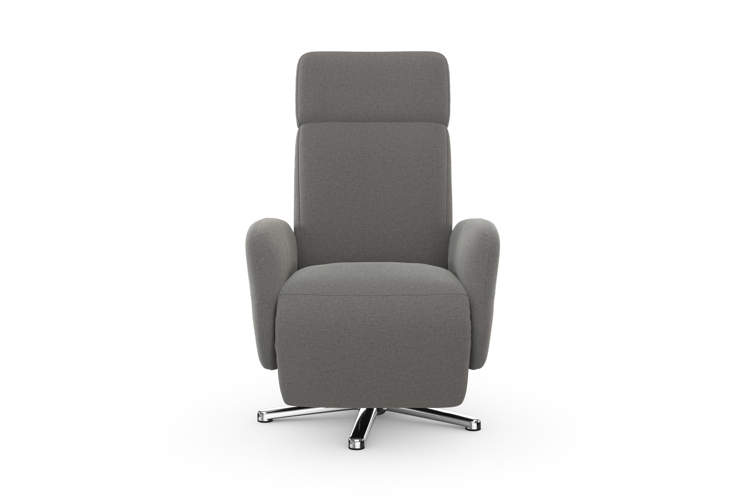 sit&more Relaxfauteuil Grenoble, incl. hoofdsteunverstelling en bekabelde afstandsbediening