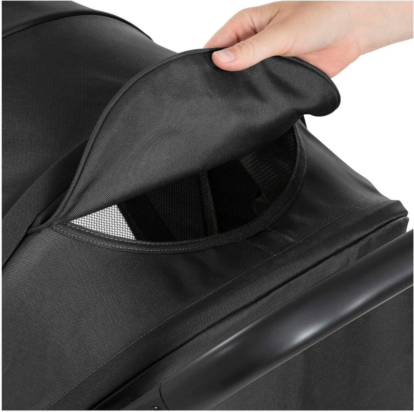 Hauck Kinder-buggy Rapid 4D Air, black met verlengbaar 3-zones zonnescherm