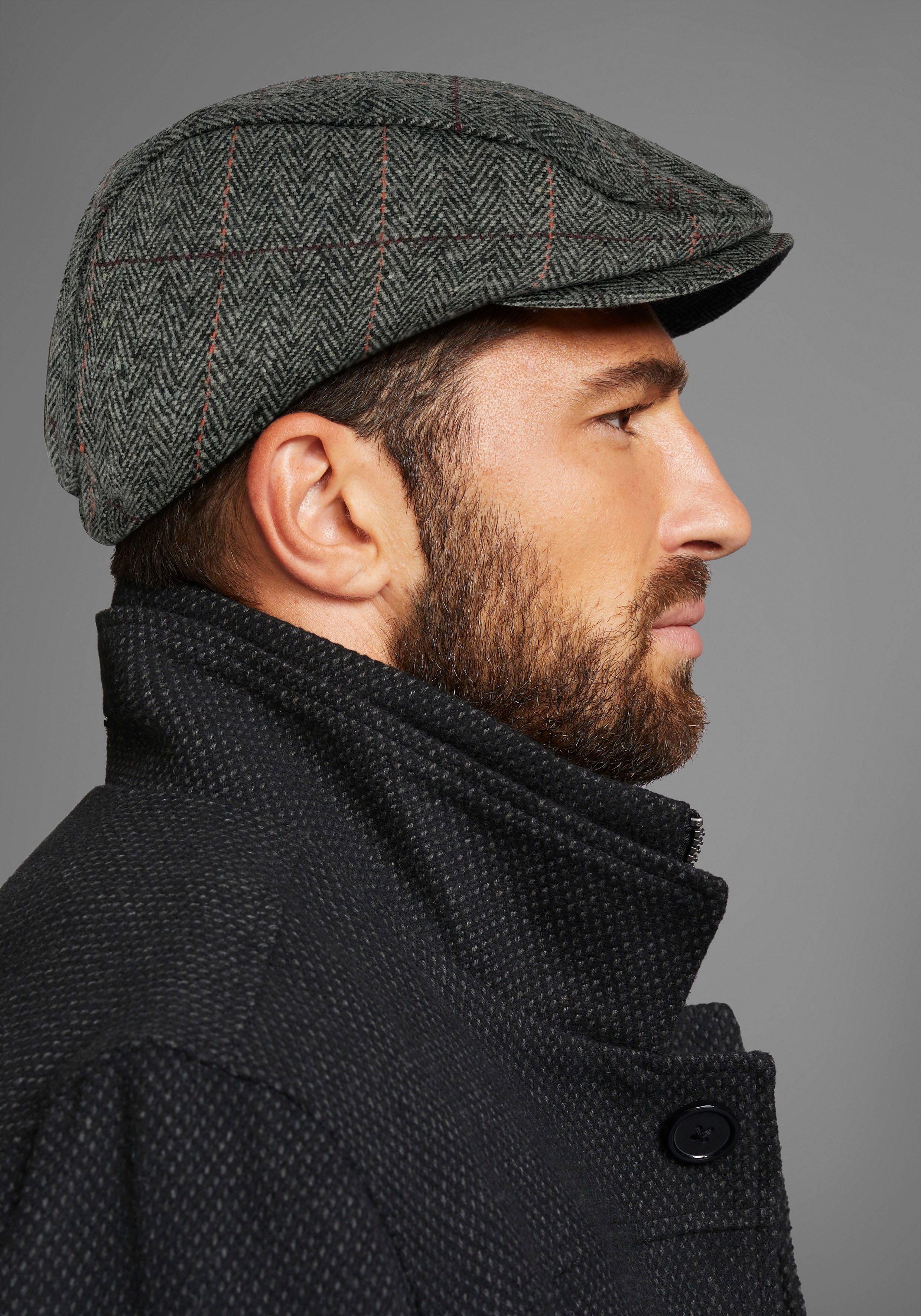 Man's World Flat cap stijlvolle winter-flatcap - verwarmend gevoerd - nieuw