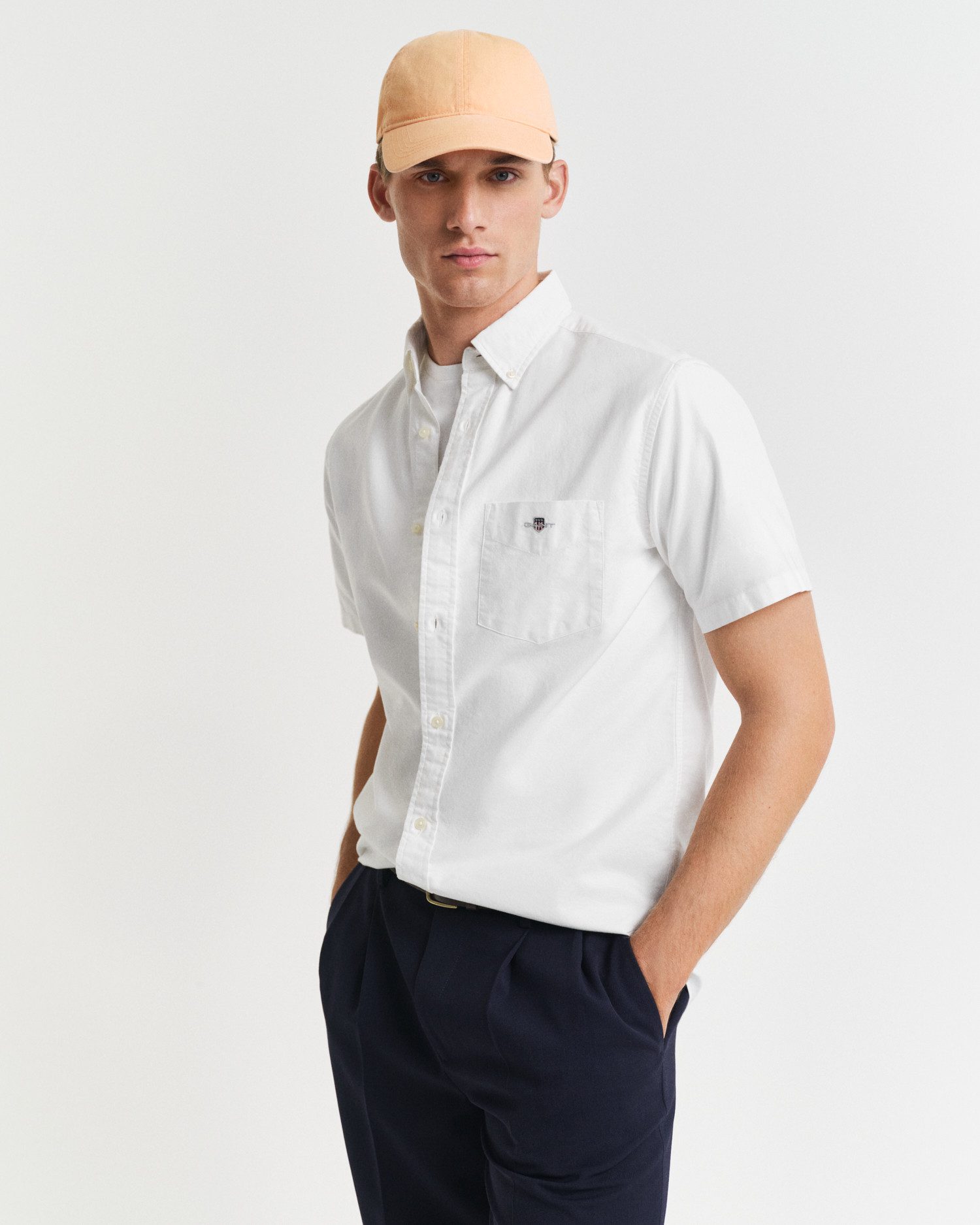 Gant Overhemd met korte mouwen REG OXFORD SHIRT