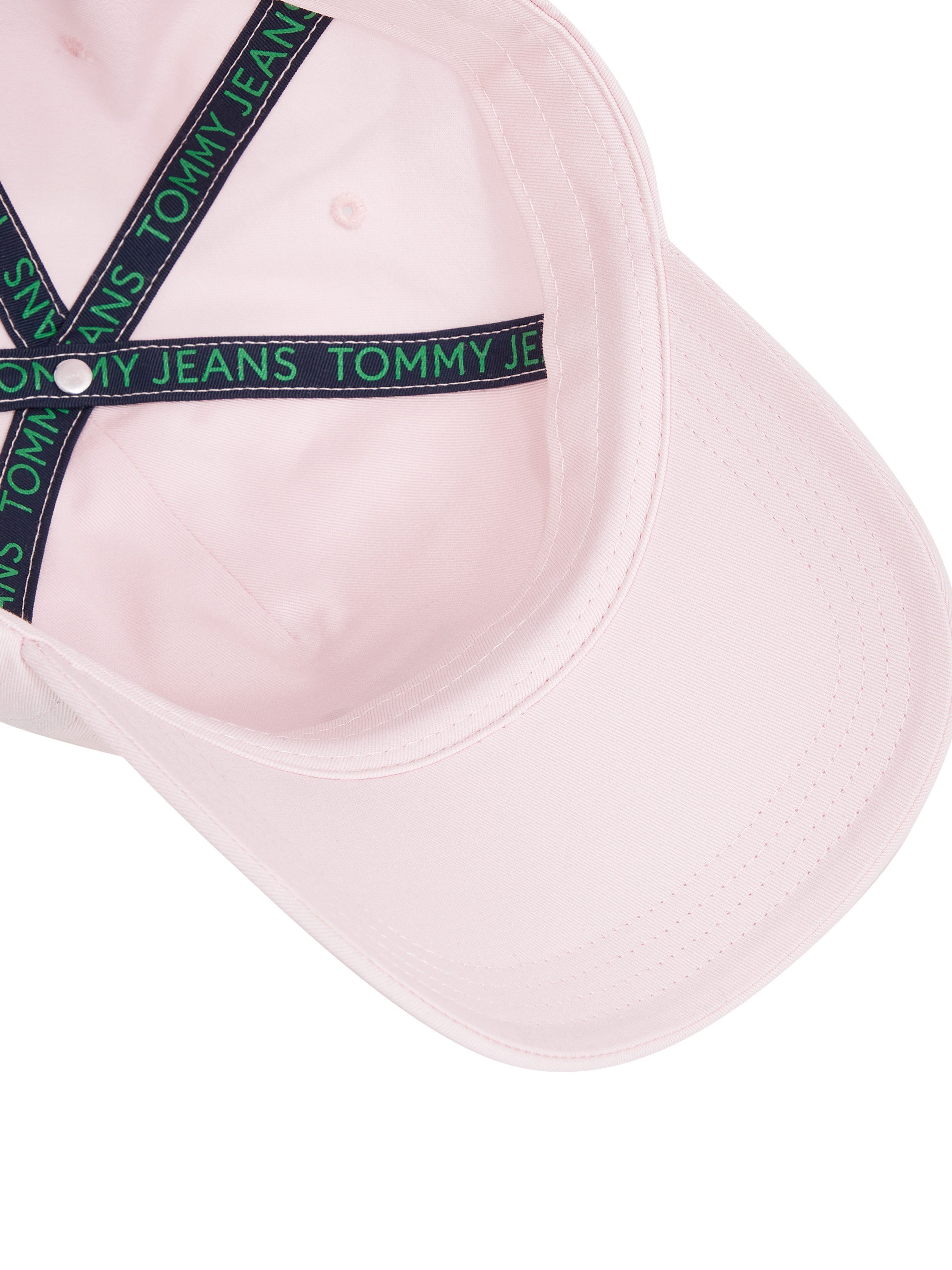 TOMMY JEANS Baseball pet TJW HERITAGE CORE 5 PANEL CAP Logo-embossing, klem sluiting UNISEX