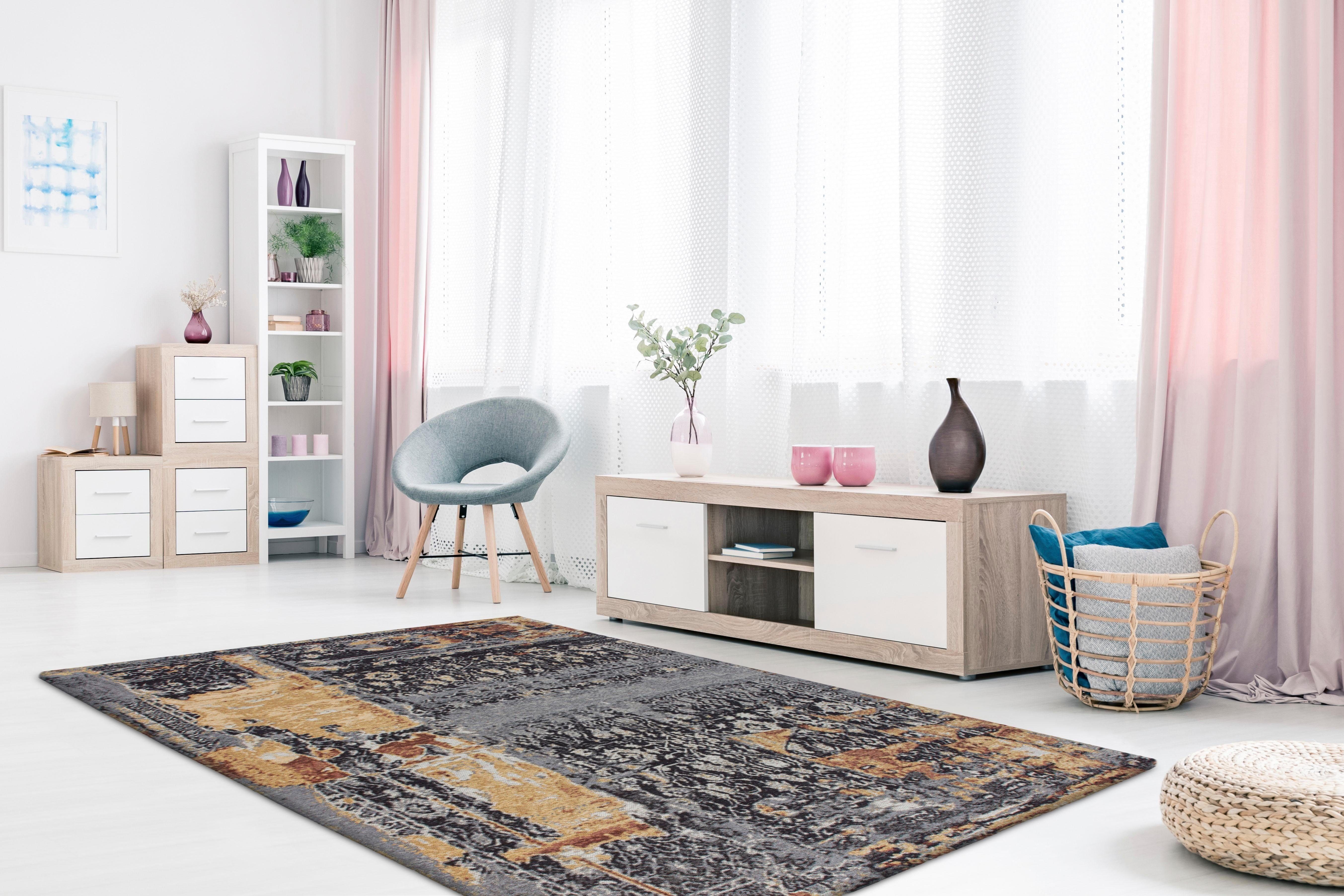 calo-deluxe Vloerkleed Ophir 988 Korte pool, woonkamer