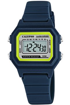 calypso watches digitale klok digital crush, k5802-5 blauw