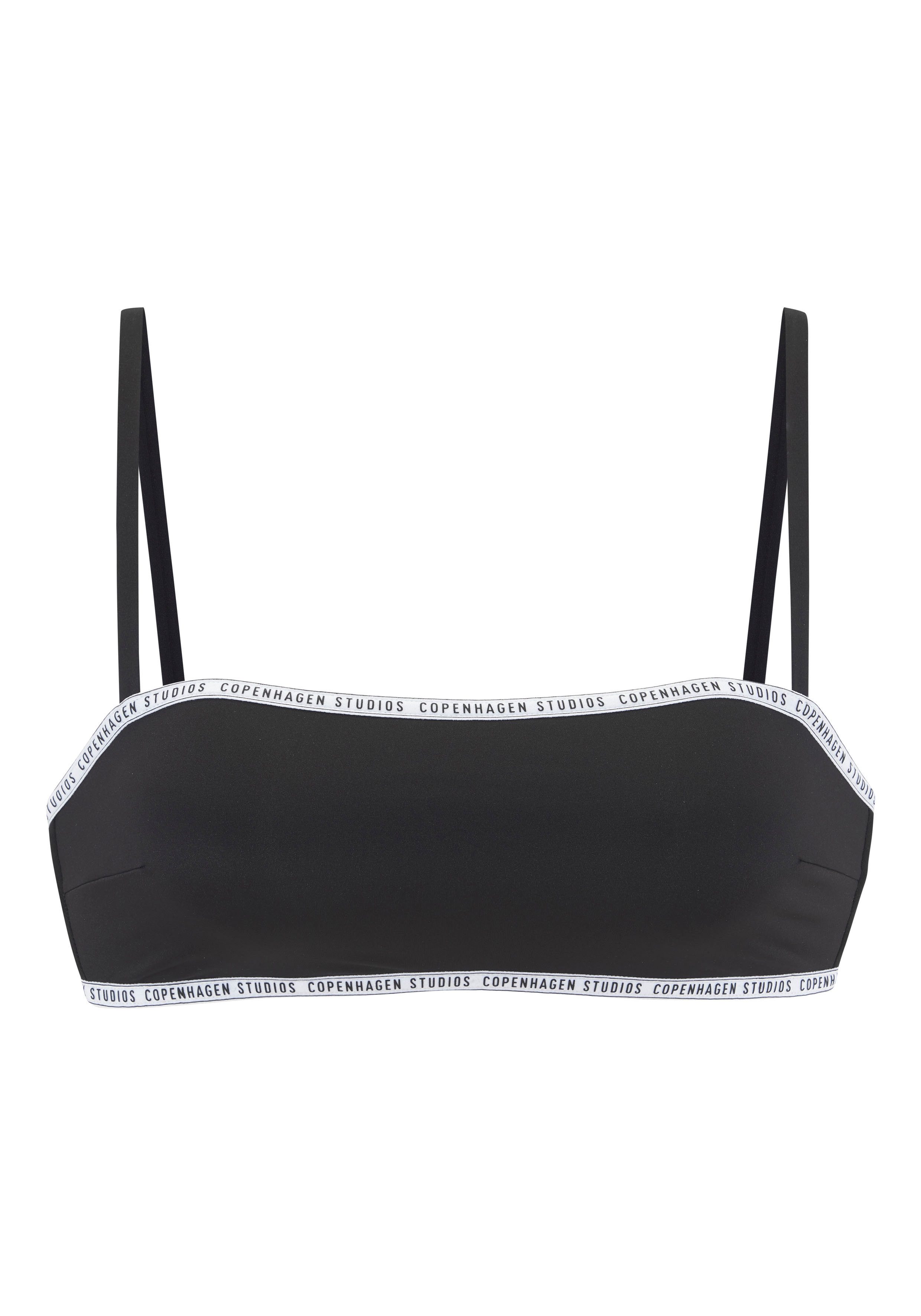 Copenhagen Studios Bandeau-bikinitop Cody met merkembleem