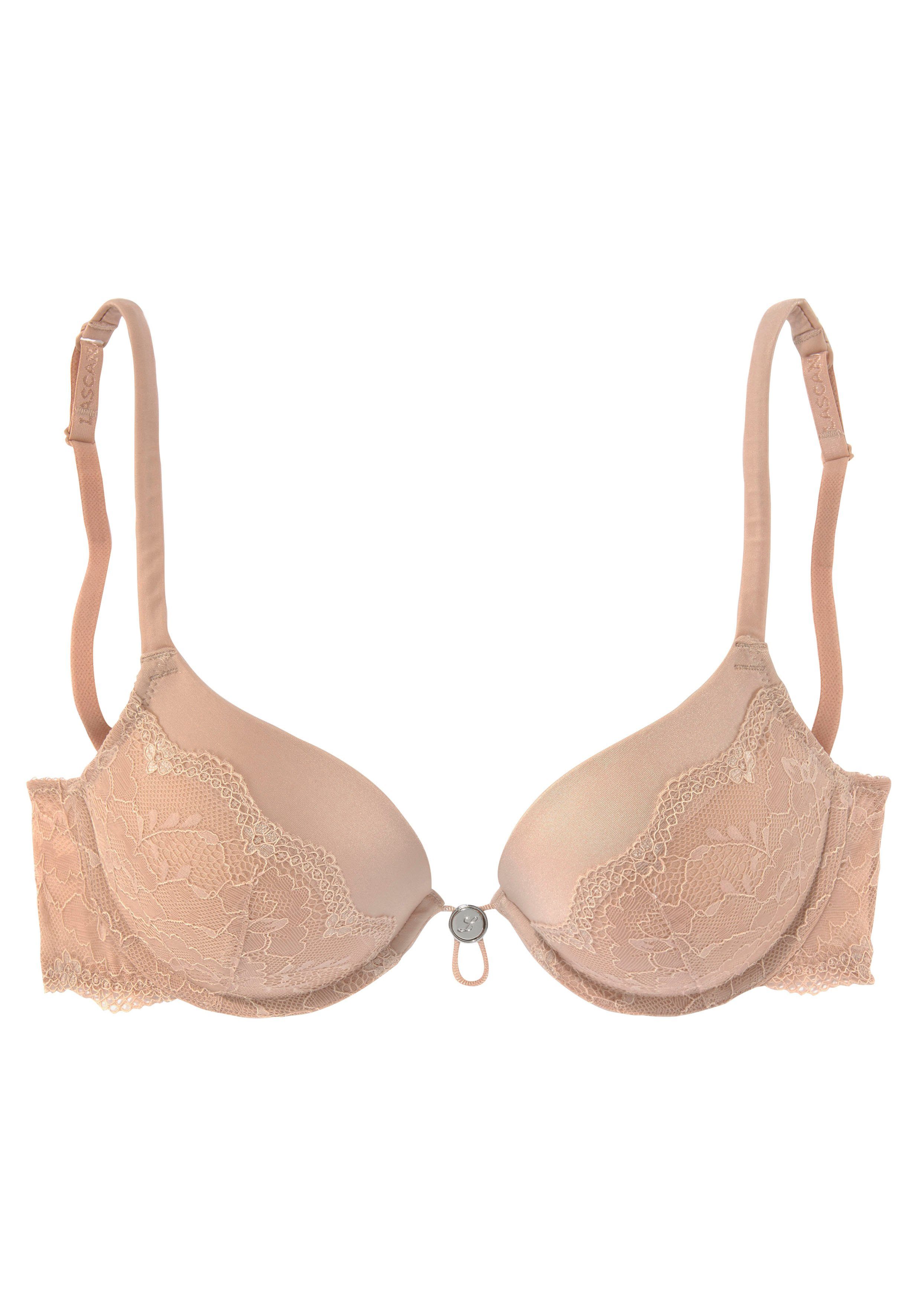 Lascana Push-up-bh middenvoor verstelbaar, dessous