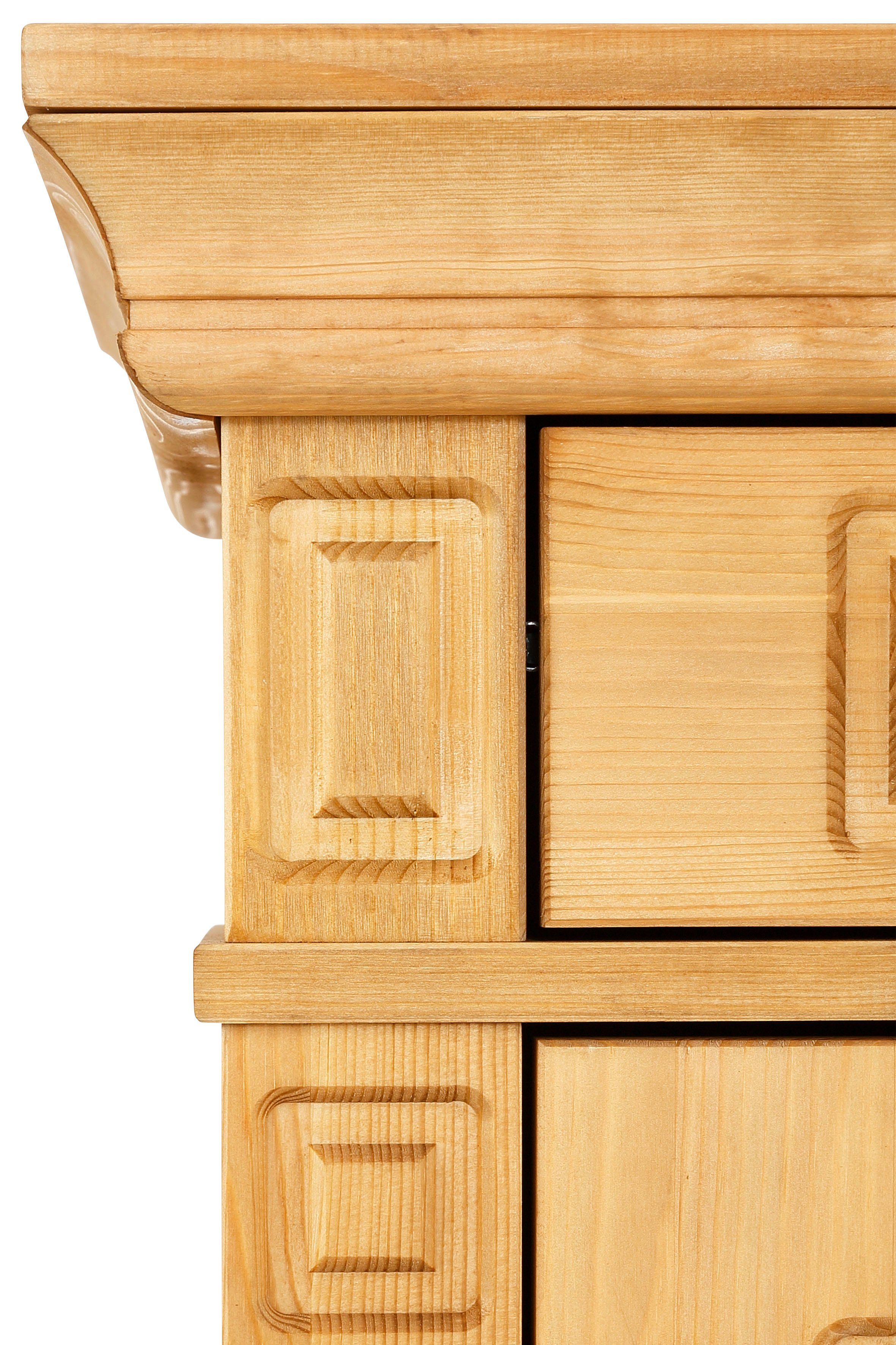 Home affaire Dressoir Vinales Commode in klassieke landelijke stijl, breedte 202 cm