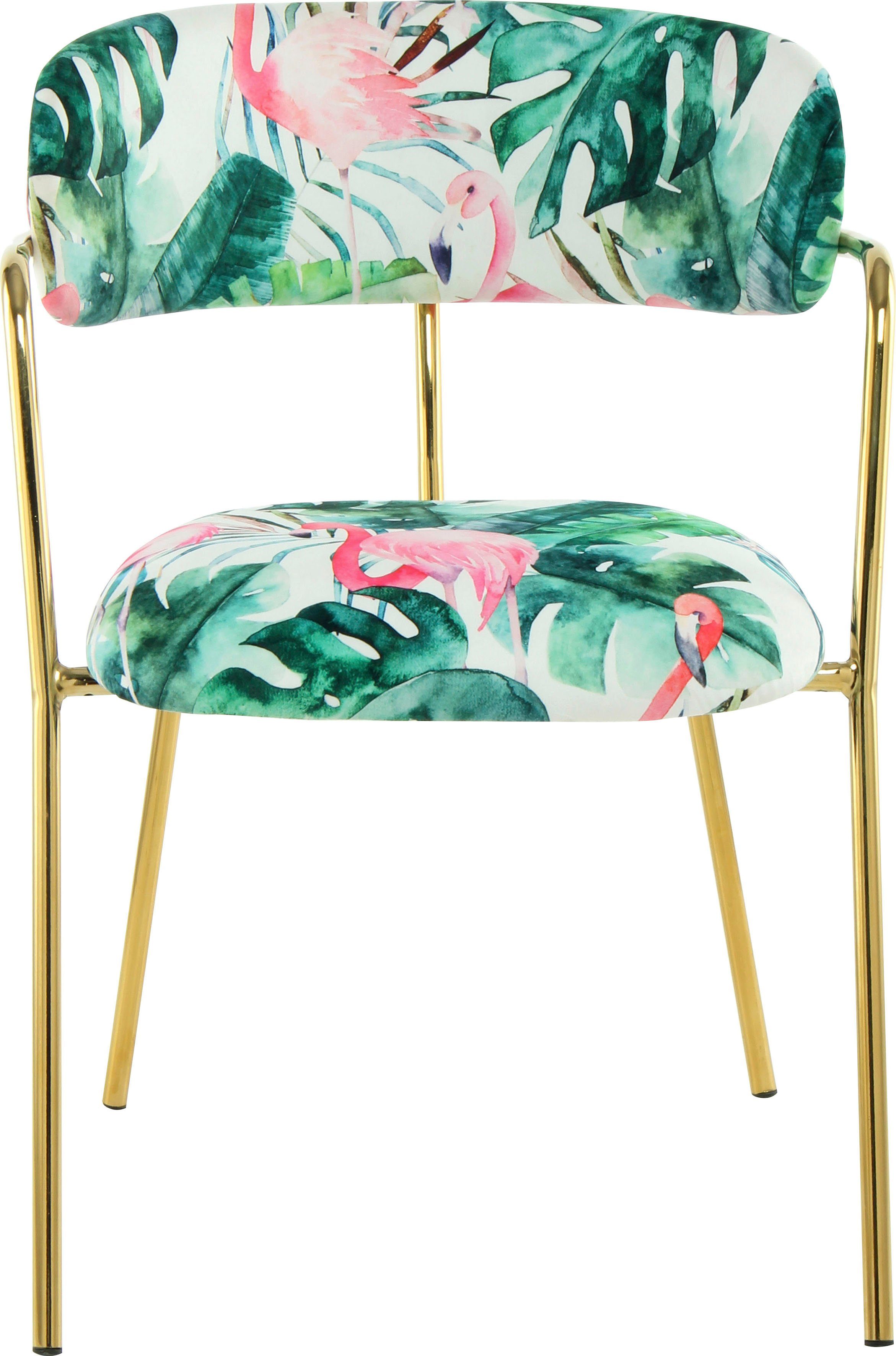 Kayoom Stoel Forest 425 2-delige set, fluweelzachte bekleding met hoog zitcomfort (set, 2 stuks)