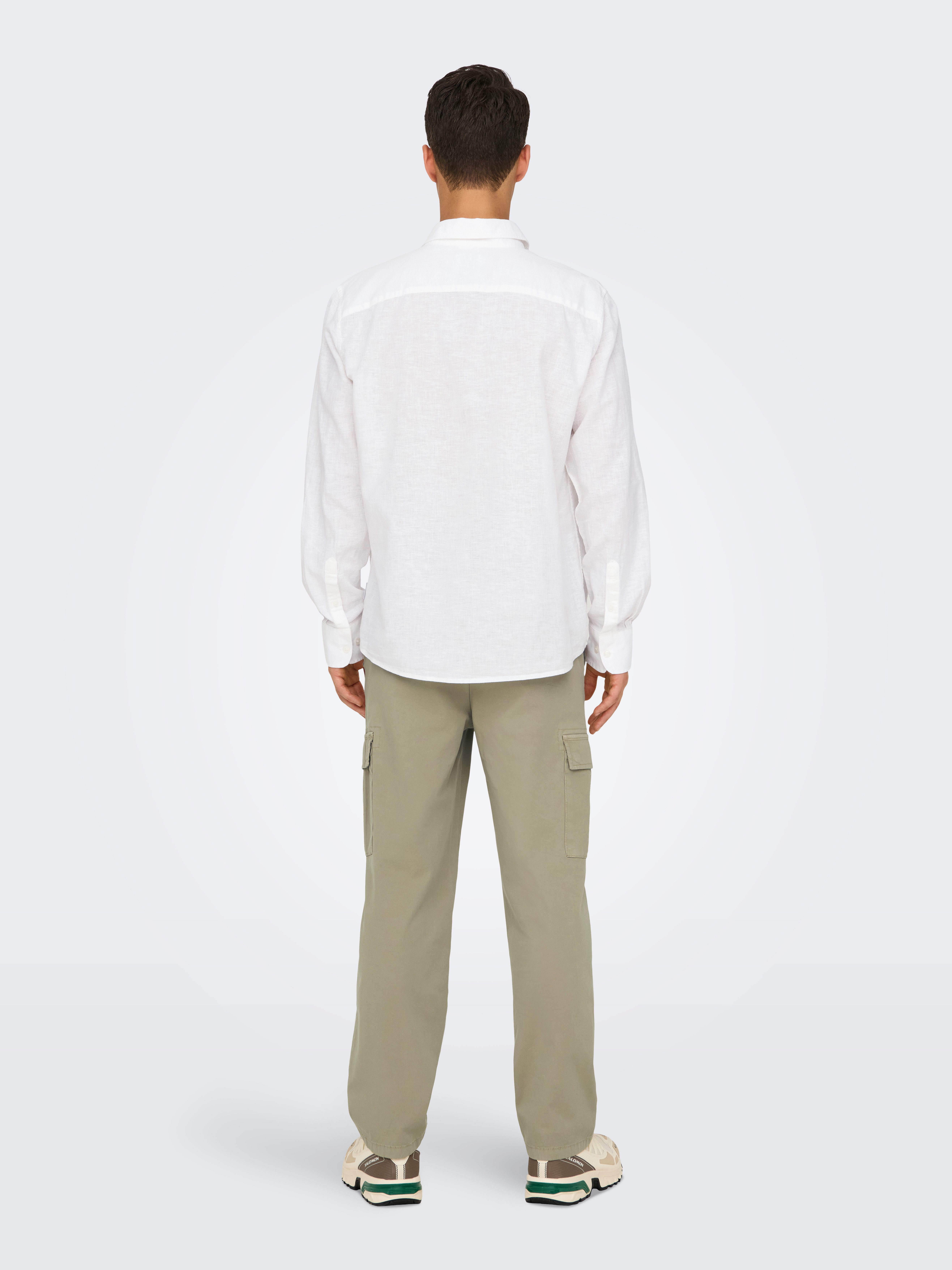 ONLY & SONS Overhemd met lange mouwen ONSCAIDEN LIFE REG LS 1 PKT SHIRT NOOS