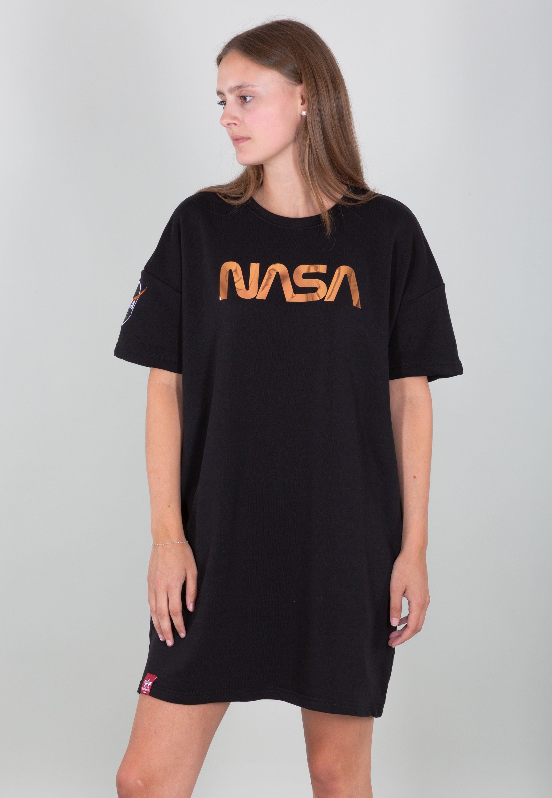Alpha Industries T-shirt Women T-Shirts NASA Long T OS Wmn